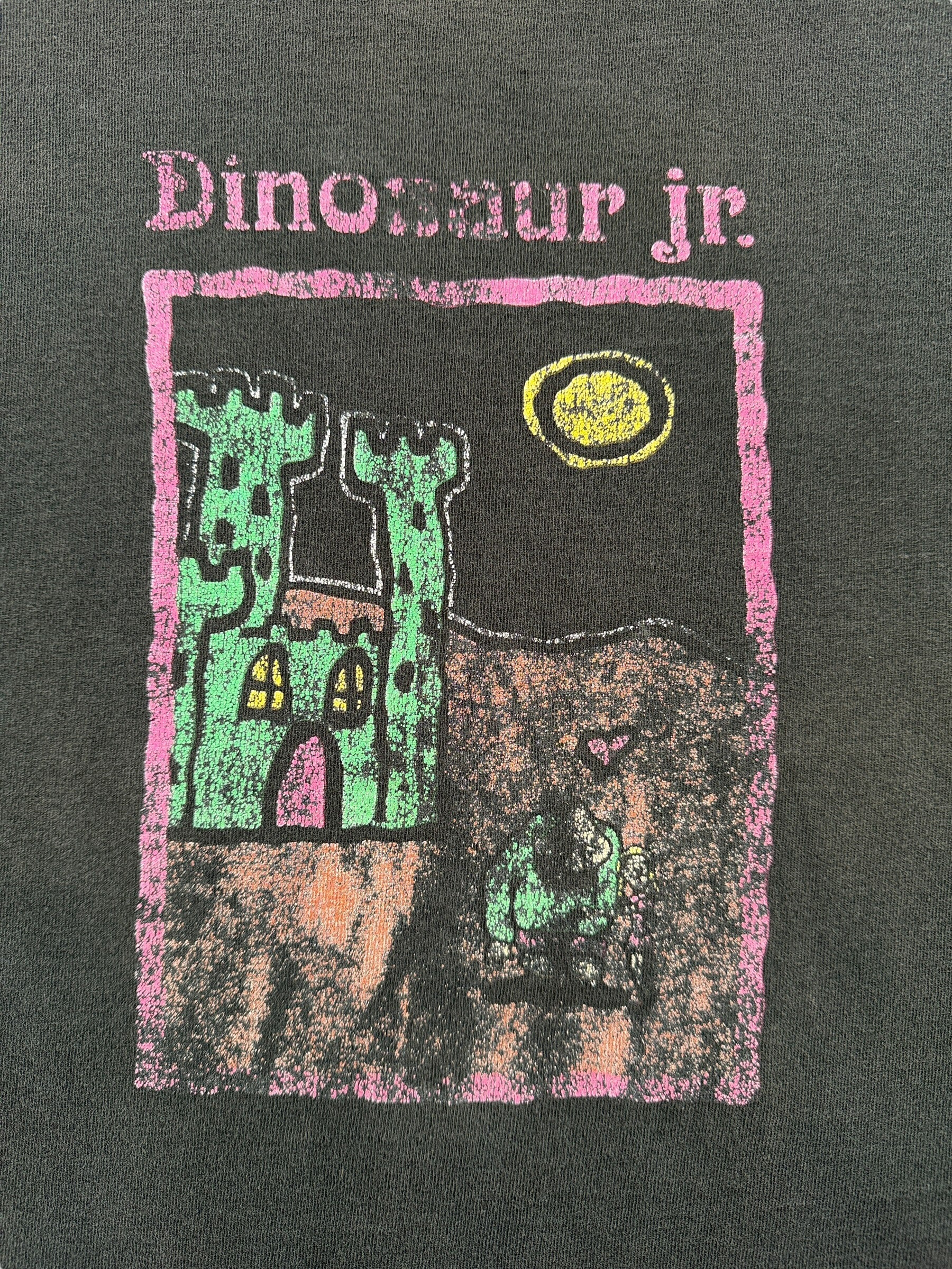Front Graphic on Vintage Dinosaur Jr Little Fury Things Tee SZ XL