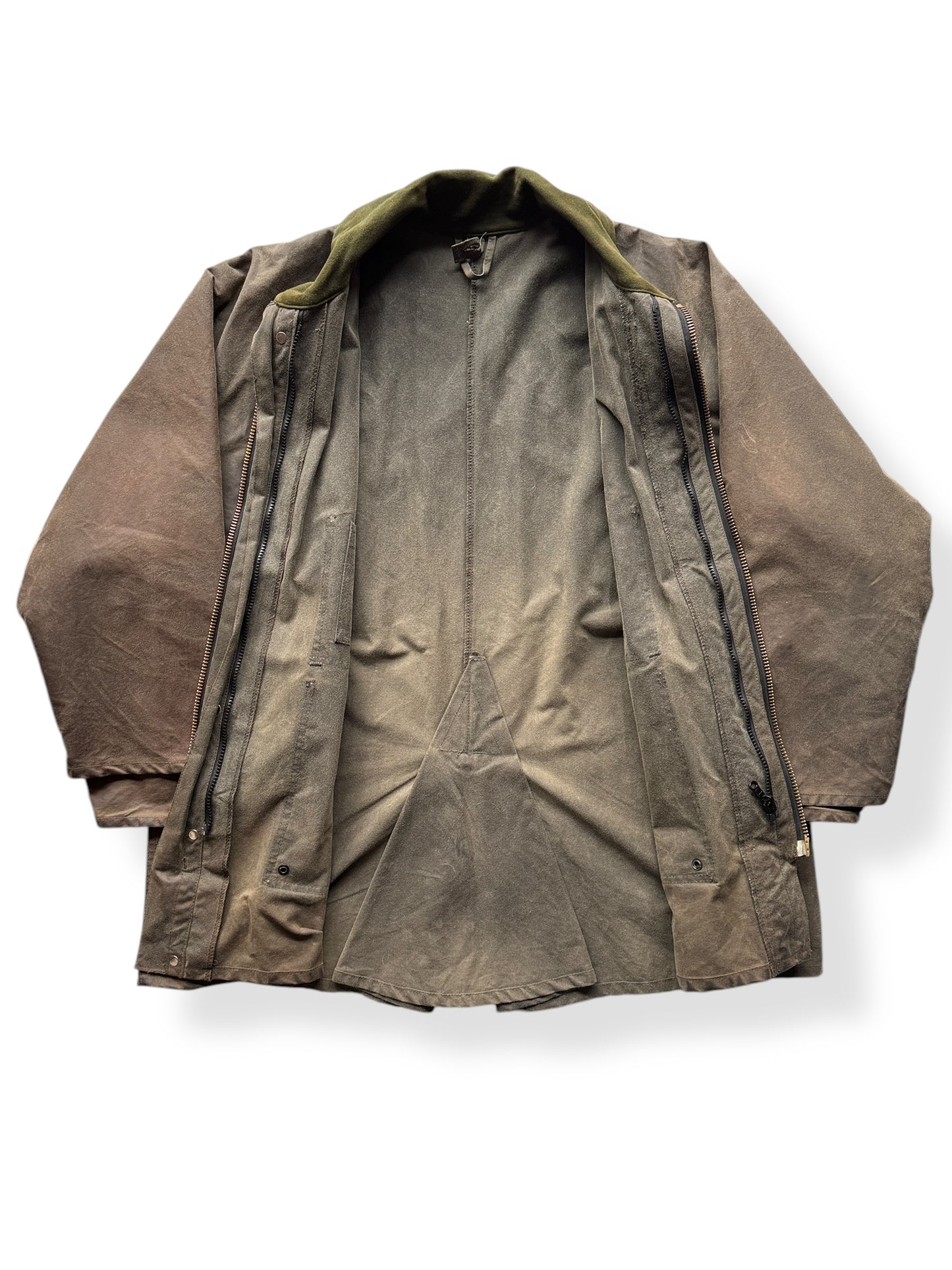 Inside of Filson Tin Cloth Packer SZ L