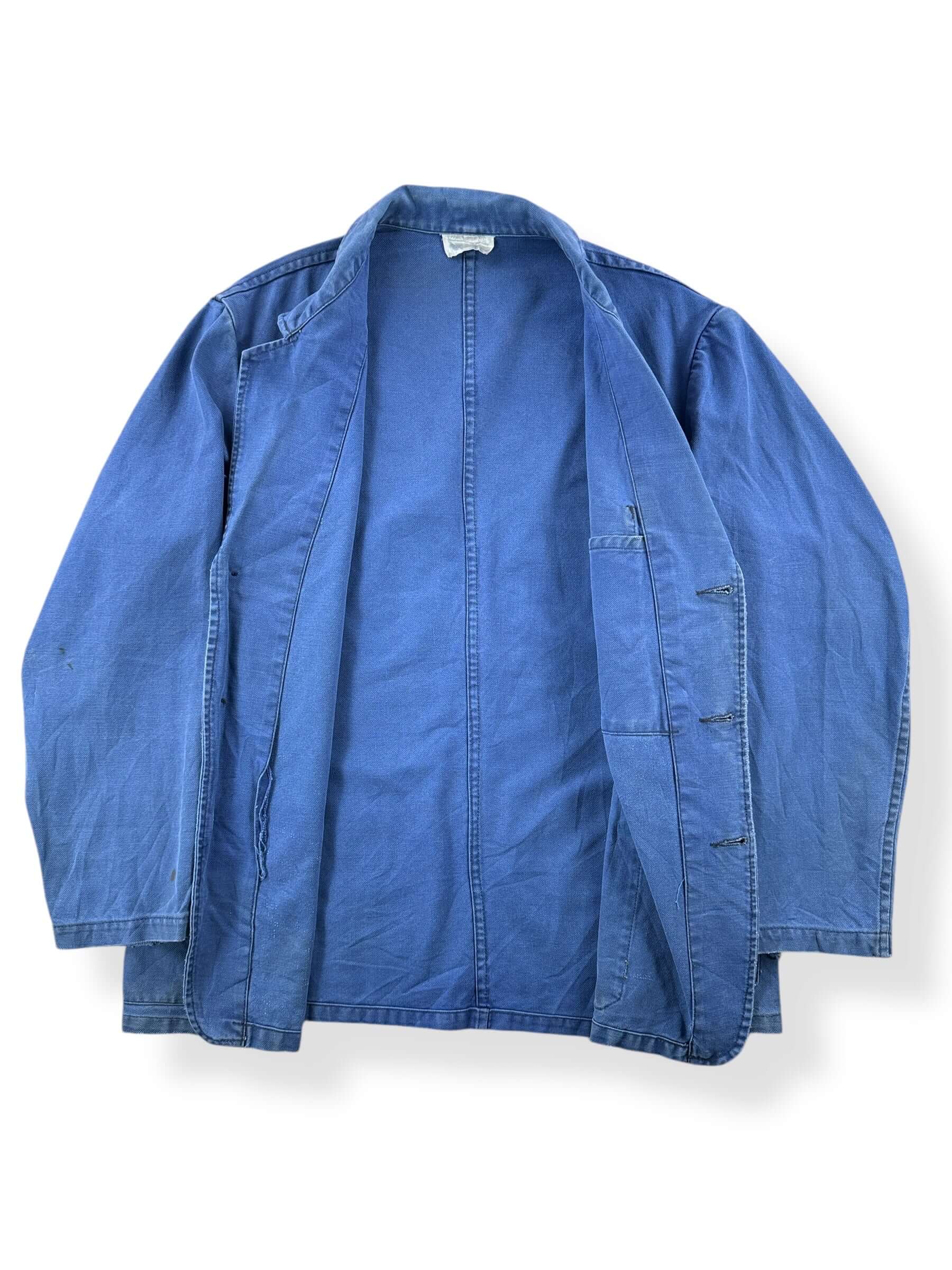 Inside of Vintage French Chore Coat SZ L