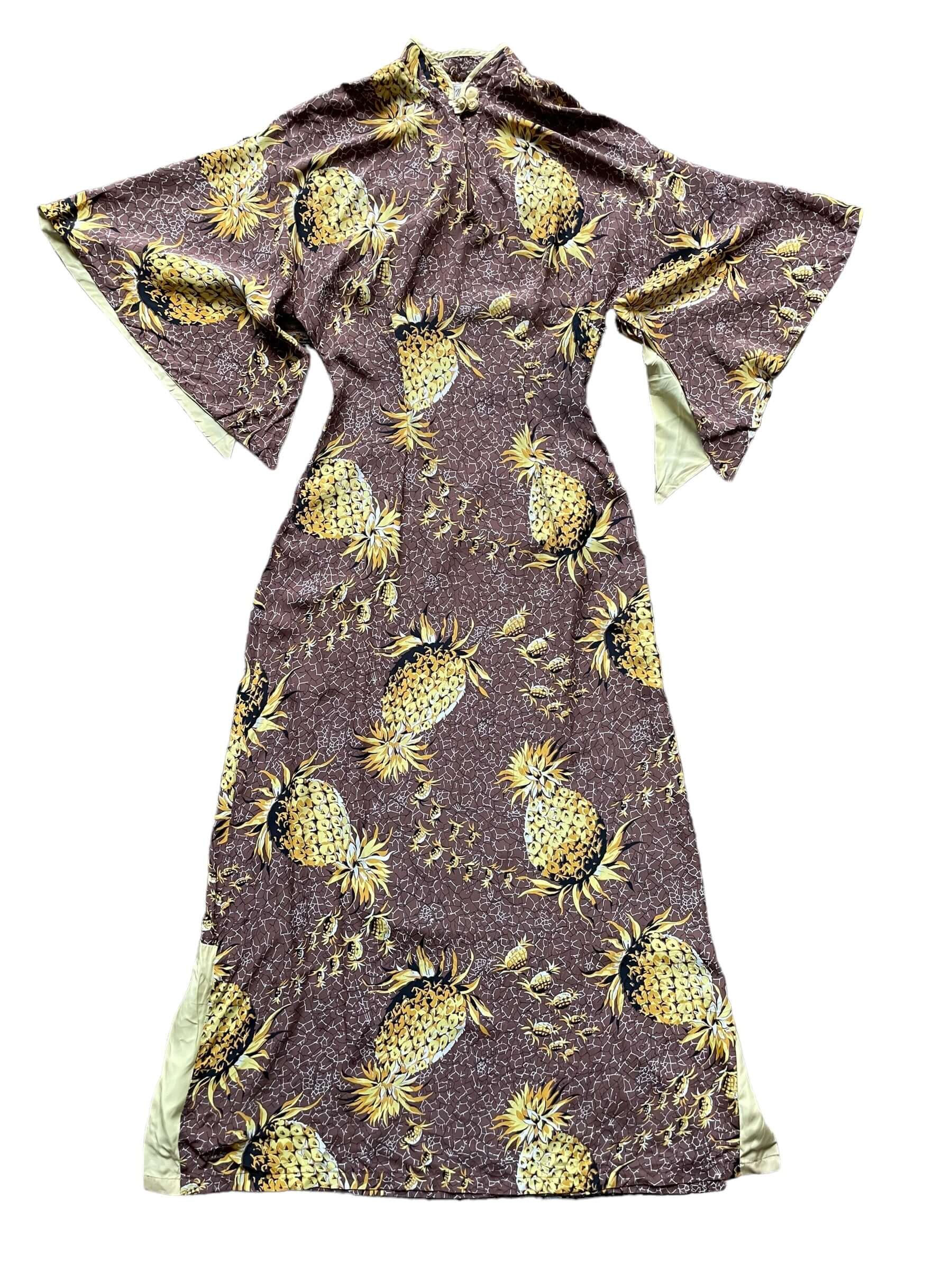 1940s Malihini Rayon Pake Muu Pineapple Dress XS-S The Barn Owl Vintage Goods 1940s Malihini Rayon Pake Muu Pineapple Dress XS-S The Barn Owl Vintage Goods