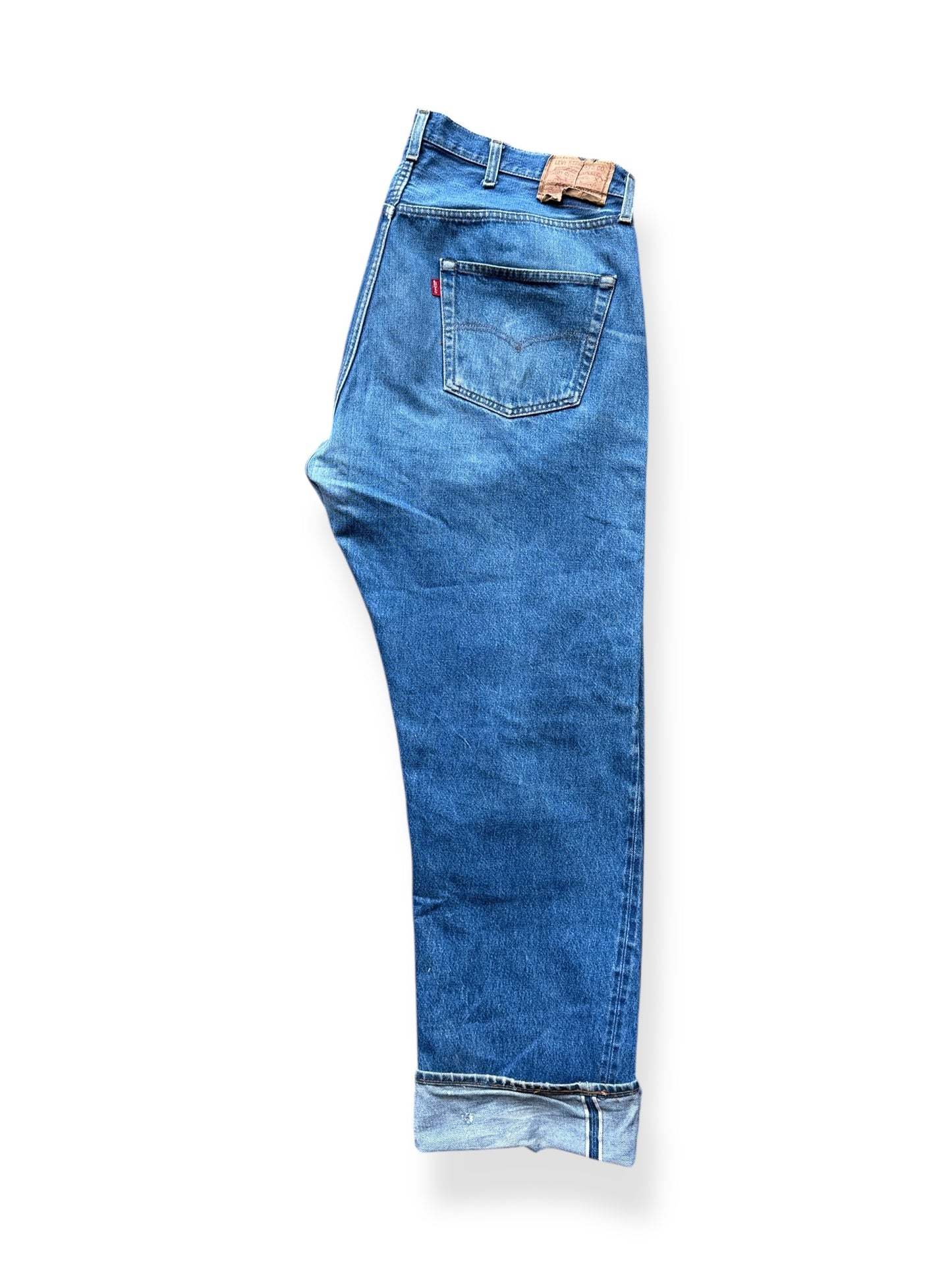 Unfolded Vintage Double Stitch Levi's Redline Jeans W42