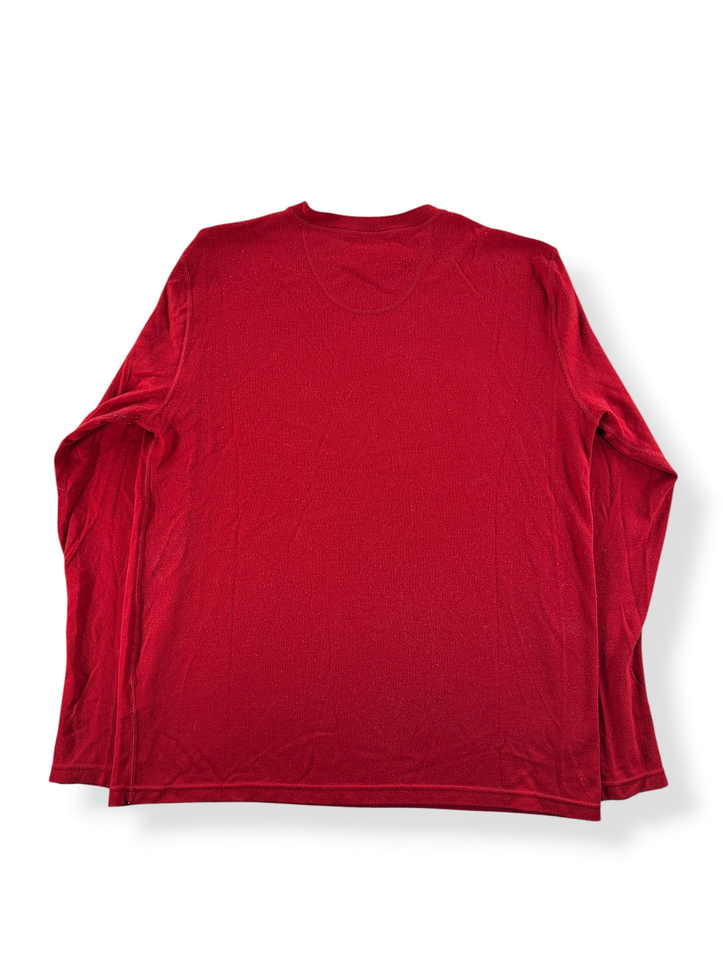 Back of Filson 280G Red Oak Merino Wool Crewneck SZ L