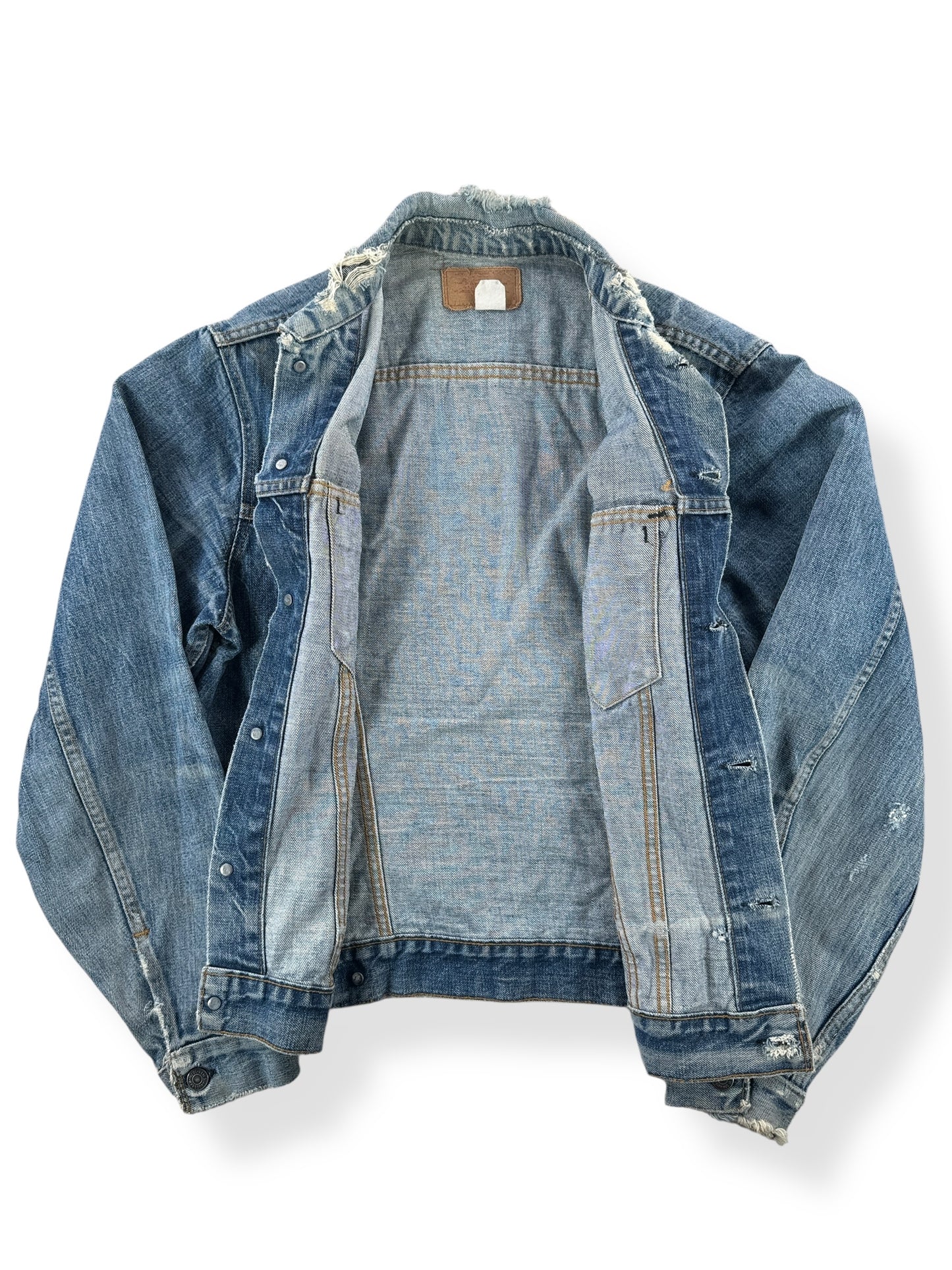 Inside of Vintage Levis 70215 Jacket SZ 42L