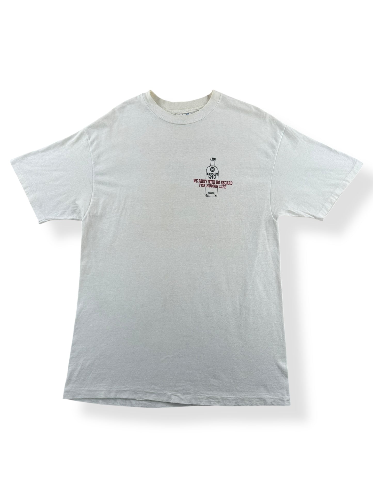 Front of Vintage Absolut WSU Tee SZ L