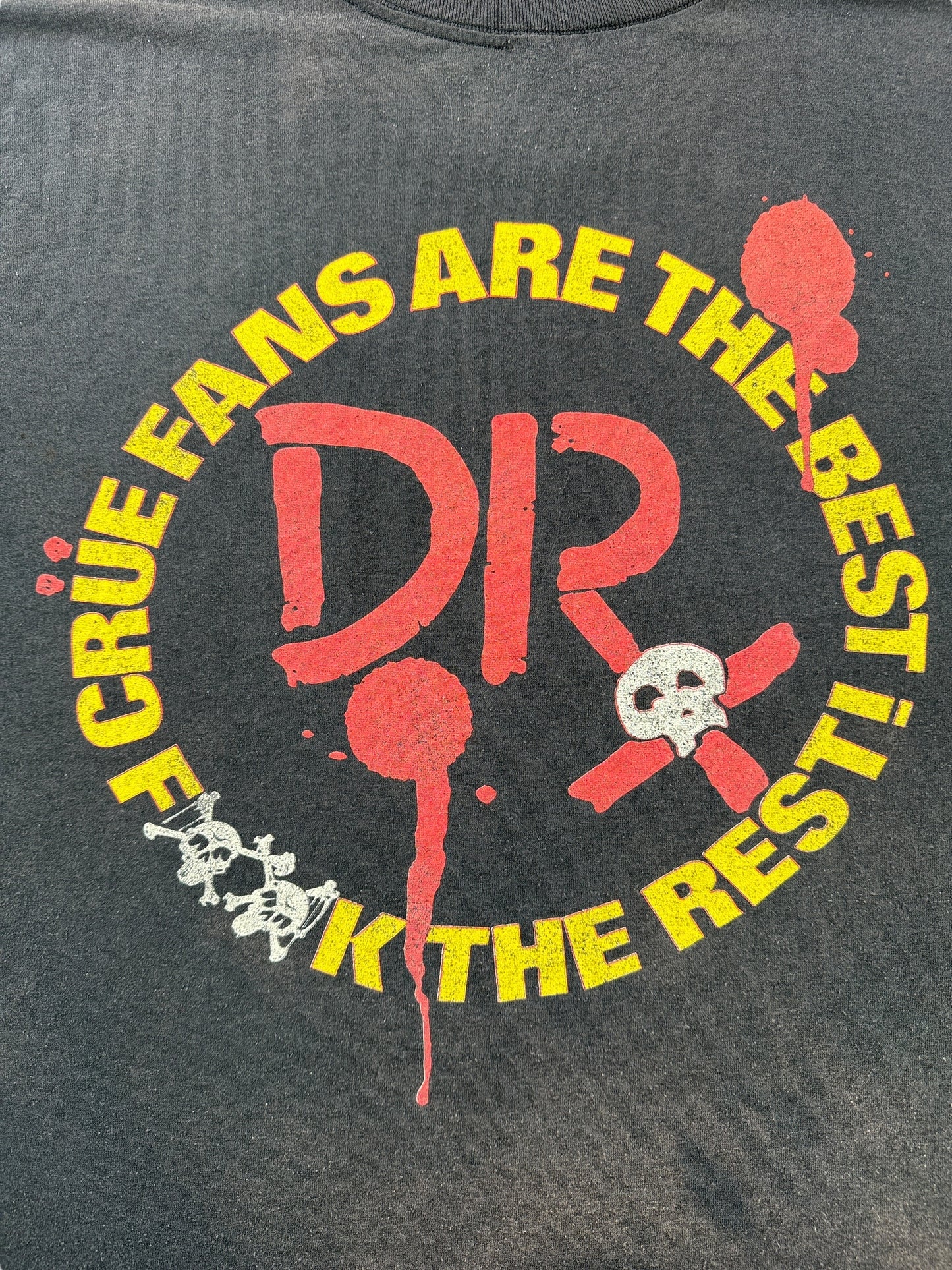 Back Graphic of Vintage Motley Crue Dr. Feelgood Tee SZ XL