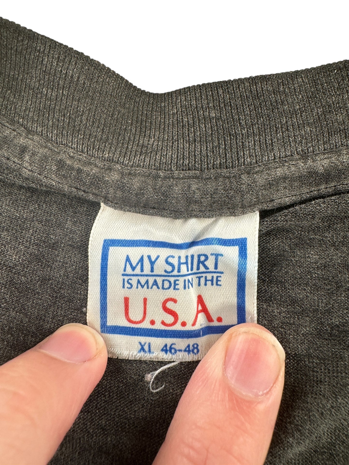 Tag on Vintage Memorial Day Shoot Faded Tee SZ M