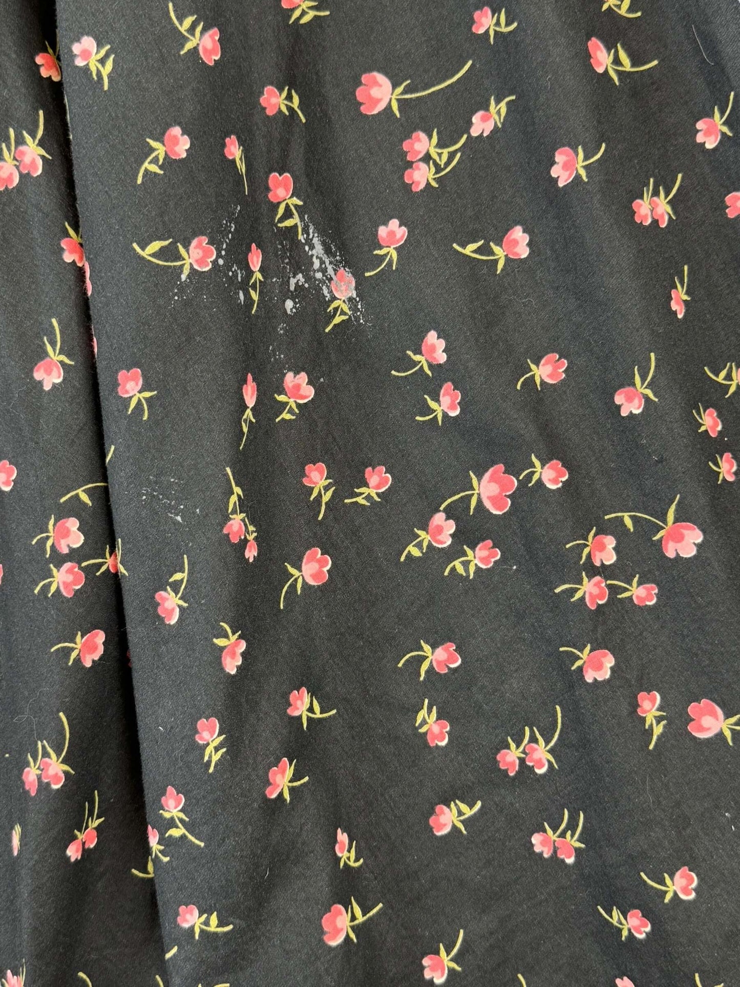 Paint of 1950s Pat Allen Floral Dress M