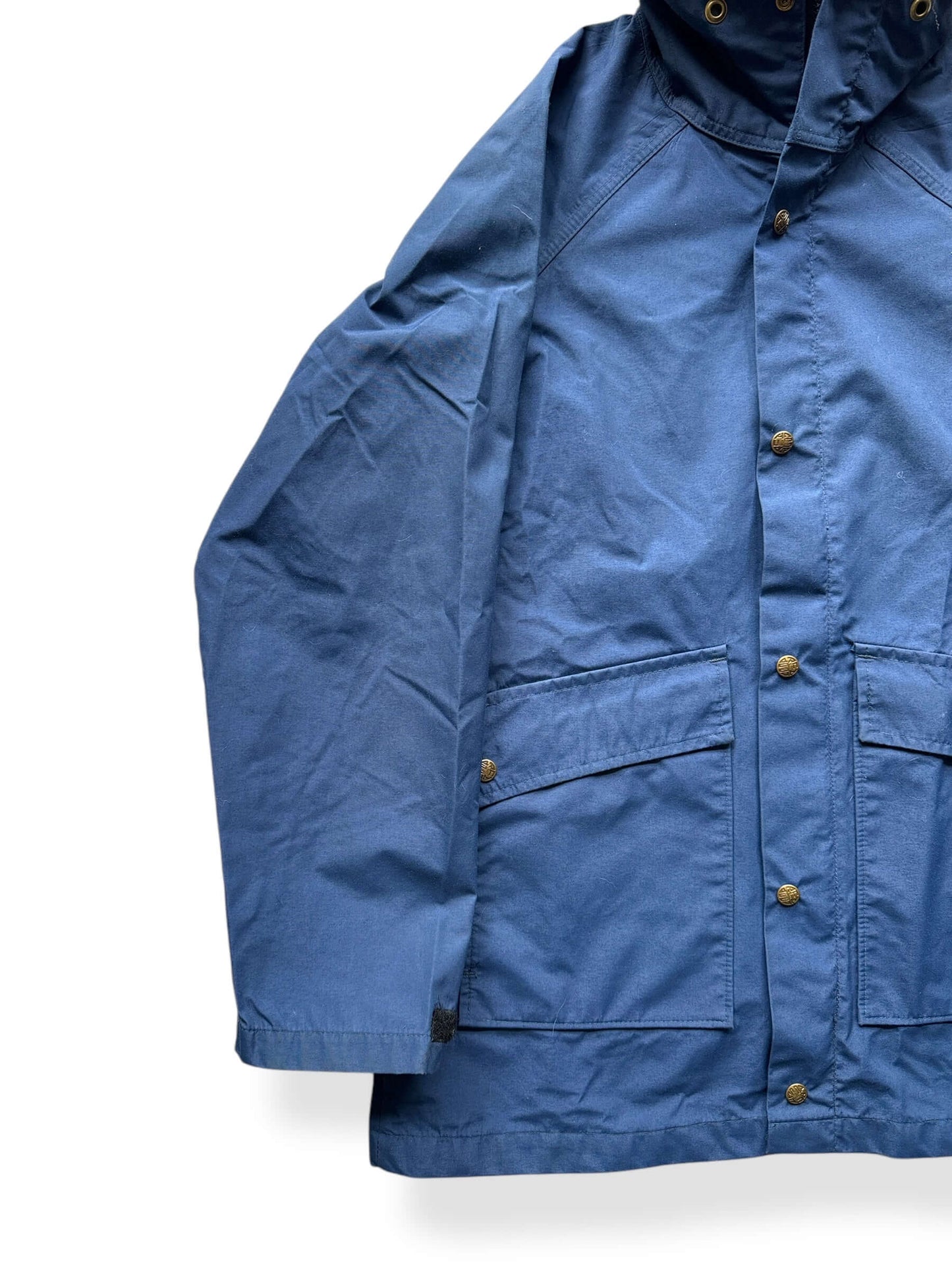 Front Right of Vintage REI Rain Parka SZ M