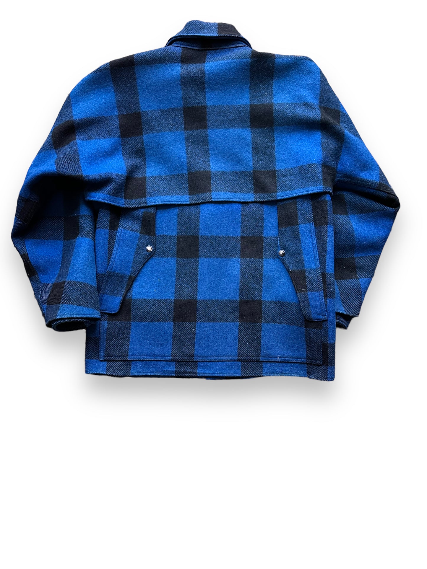 Rear View of Vintage Union Made Era Filson Double Mackinaw SZ 42 | Barn Owl Vintage Goods | Vintage Filson Workwear Seattle