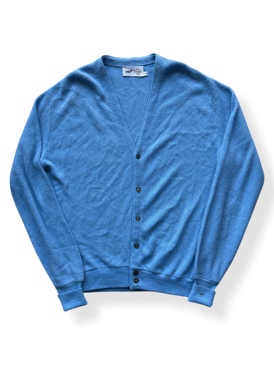 Front of Knitting Mill Blue Cardigan SZ XL