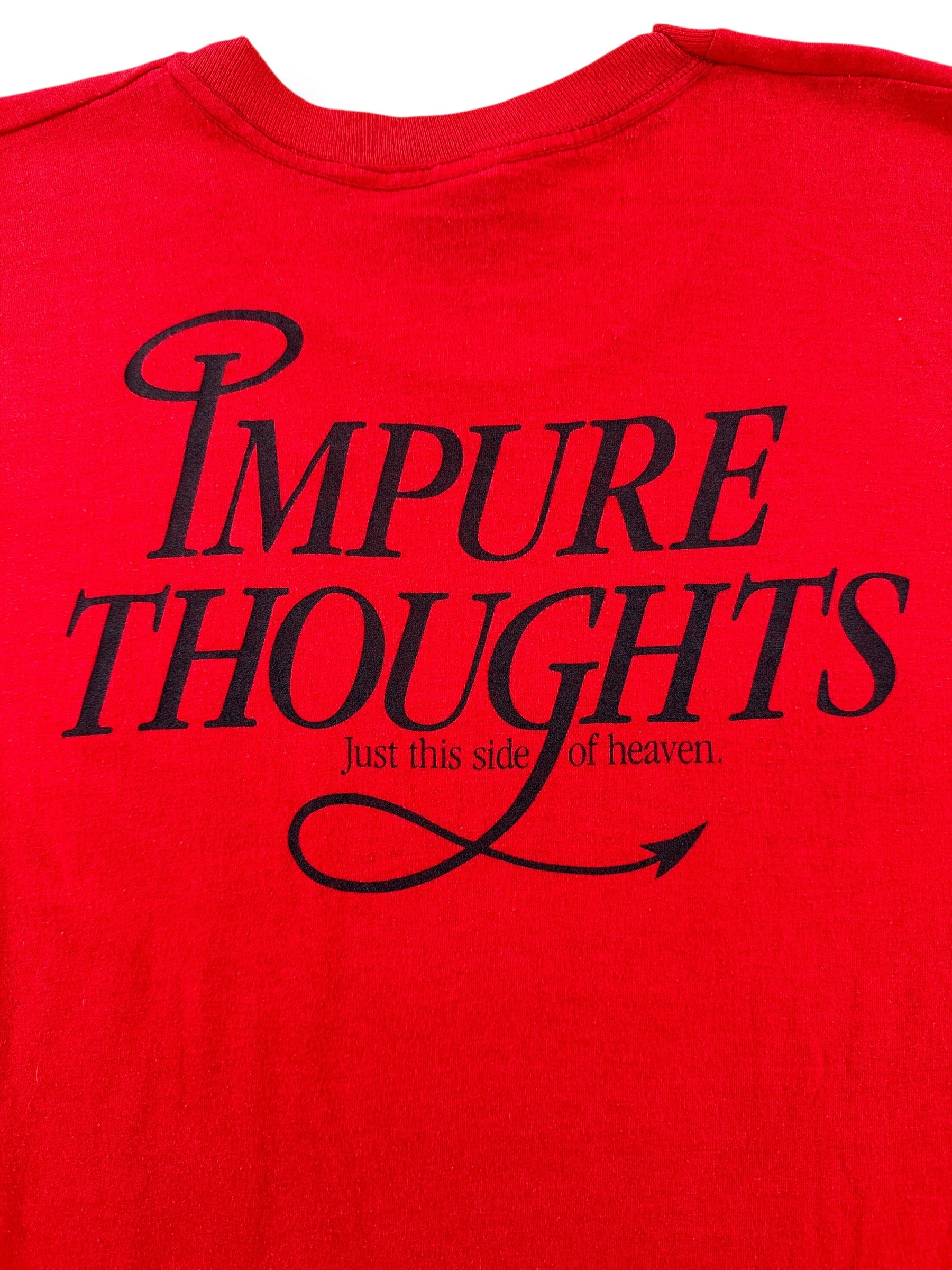 Back Graphic of Vintage Danger Zone Tee SZ M