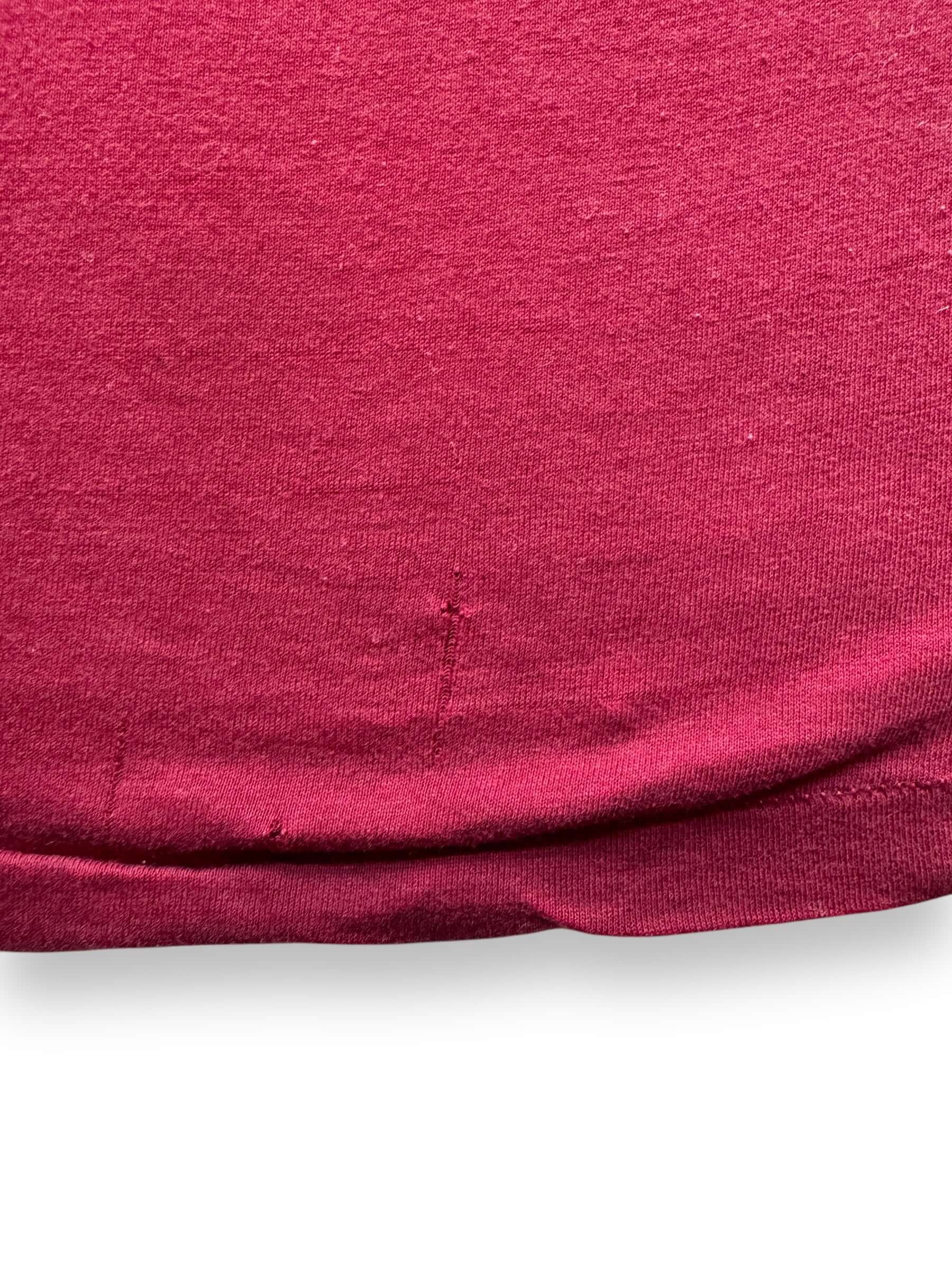 holes on Vintage Roughriders Jersey Tee SZ M