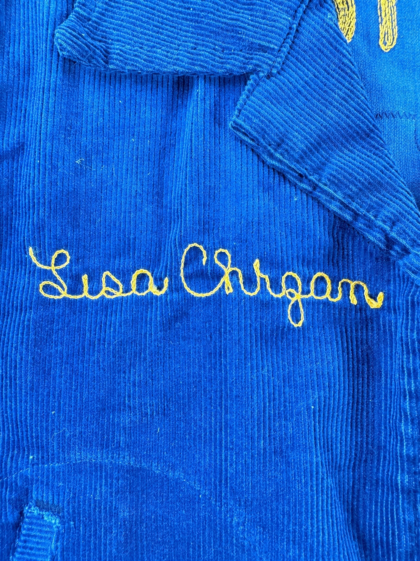 Name Embroidery on Vintage Belding Michigan FFA Jacket SZ 38