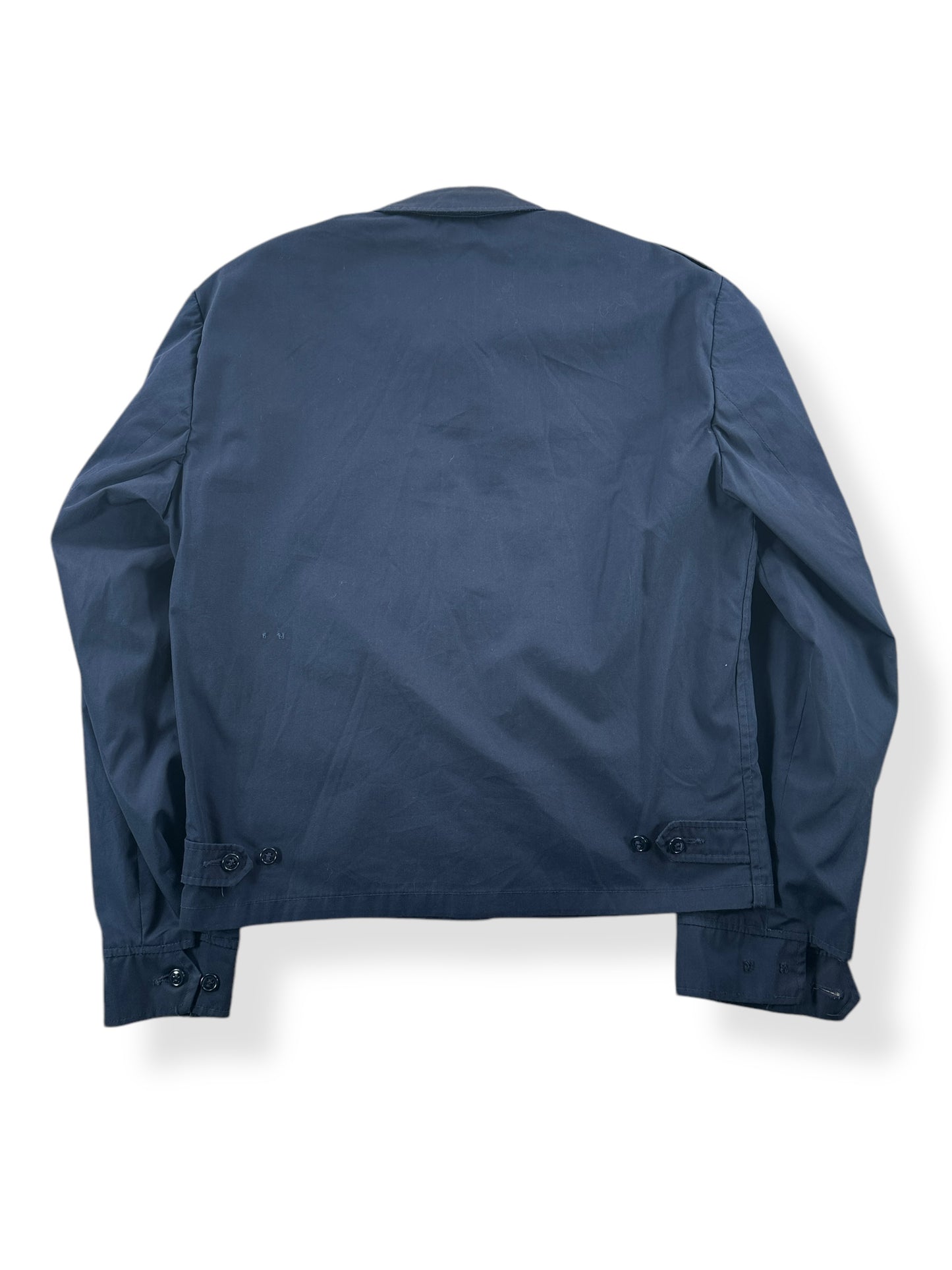 Back of Vintage Navy Blue Windbreaker SZ 38