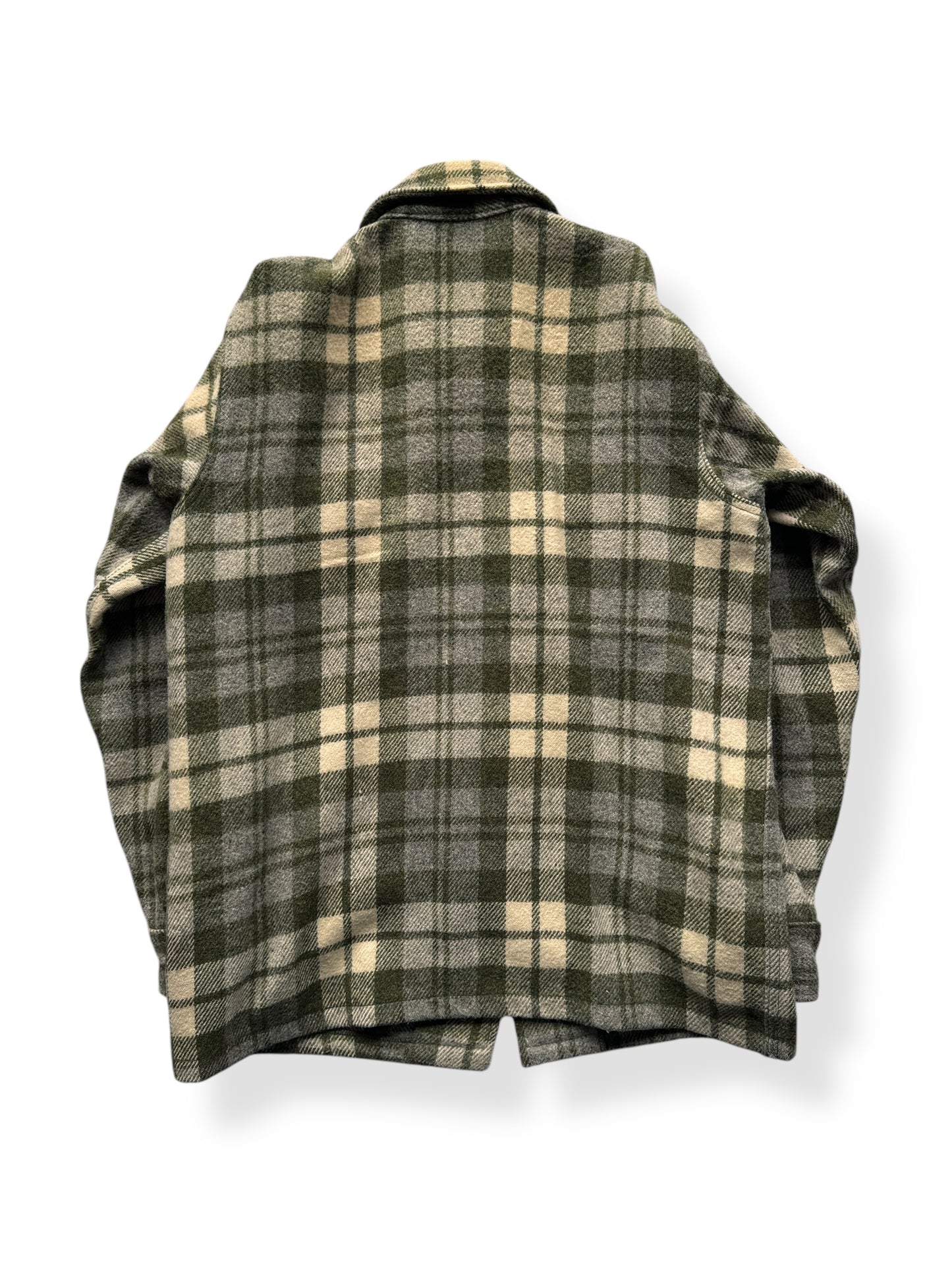 Back of Vintage Earth Tone Woolrich Jacket SZ M