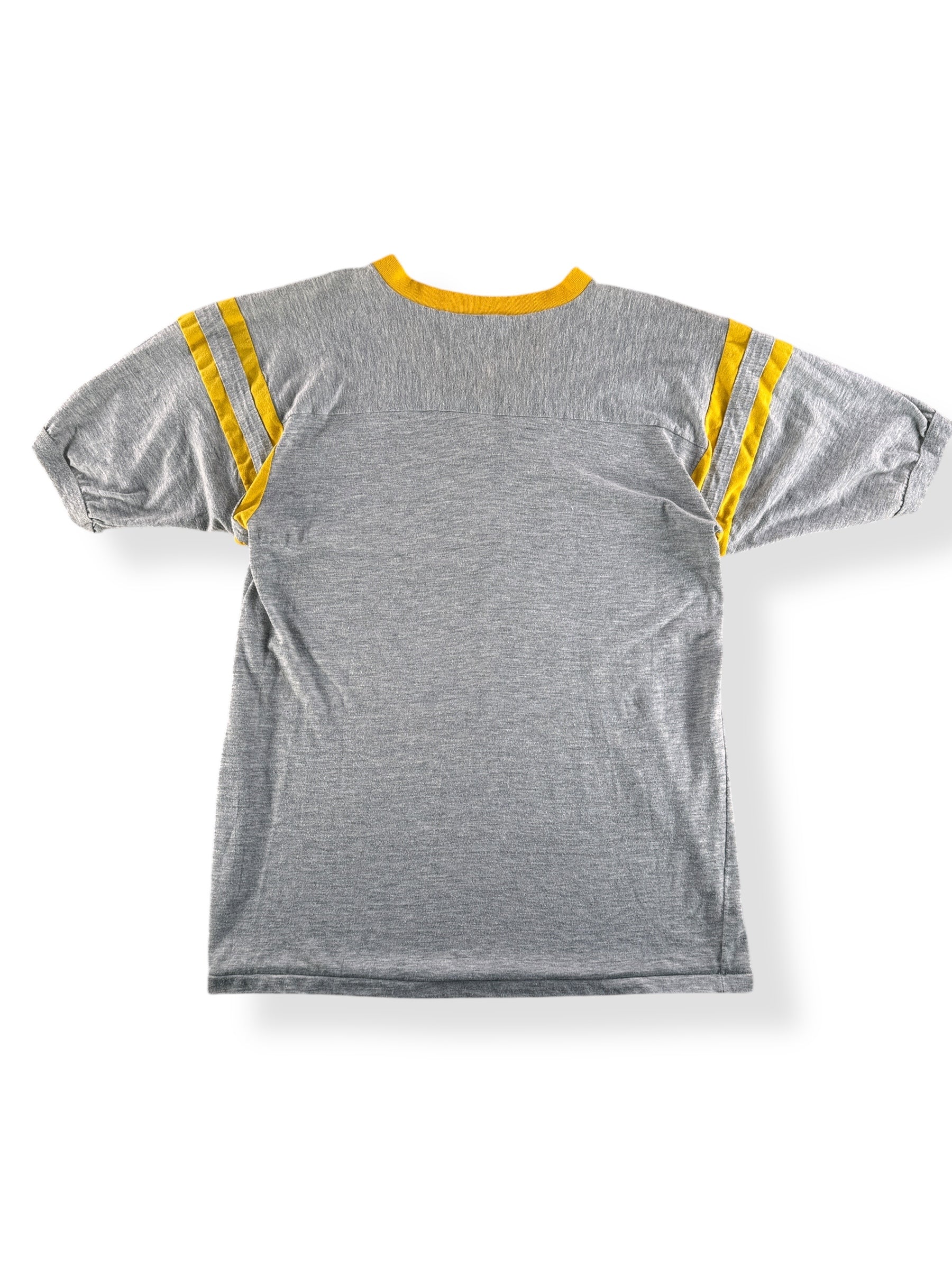 Back of Vintage Bronco Heatpressed Raglan SZ M