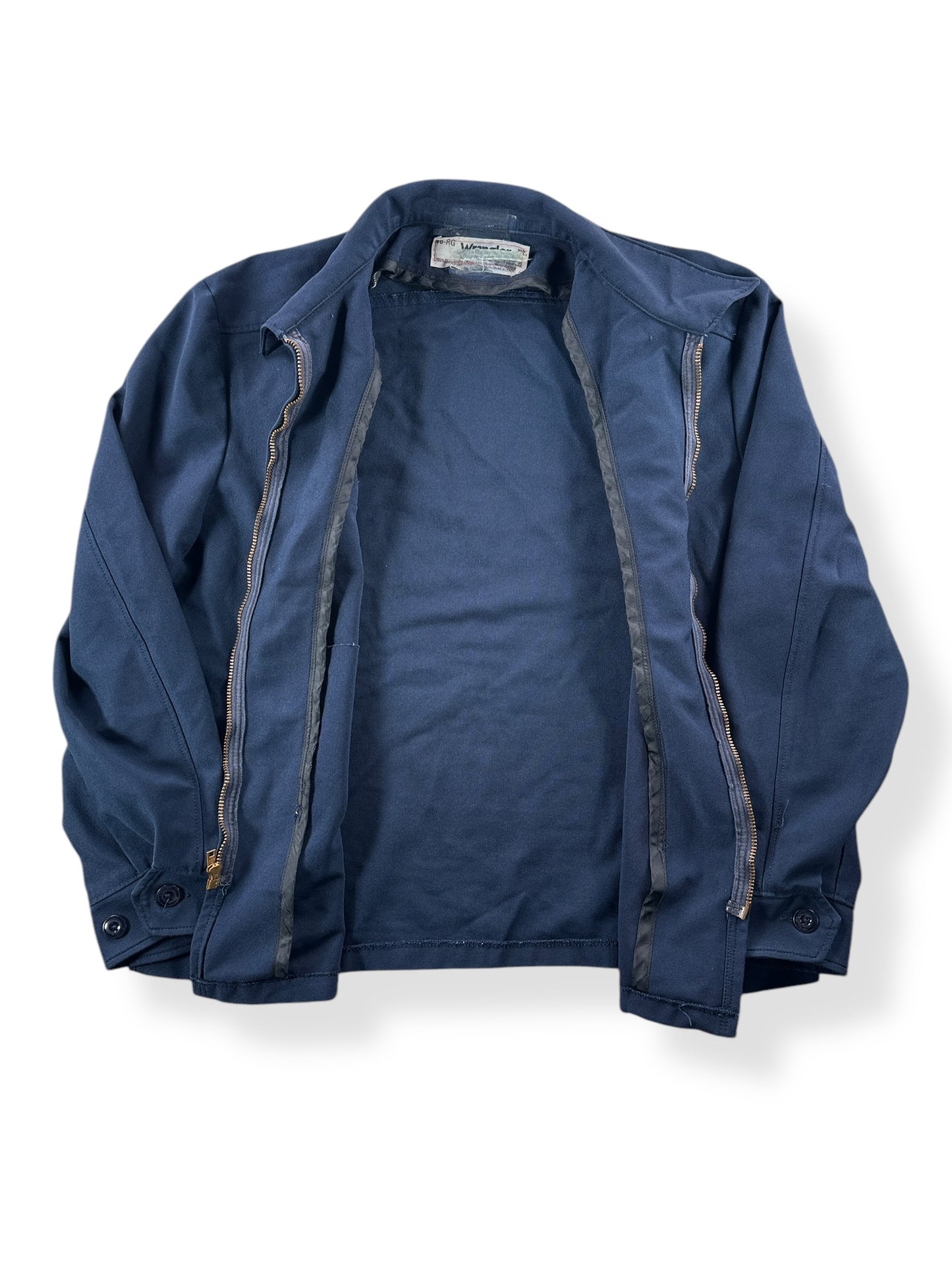Inside of Vintage Wrangler Gas Station Jacket SZ 46