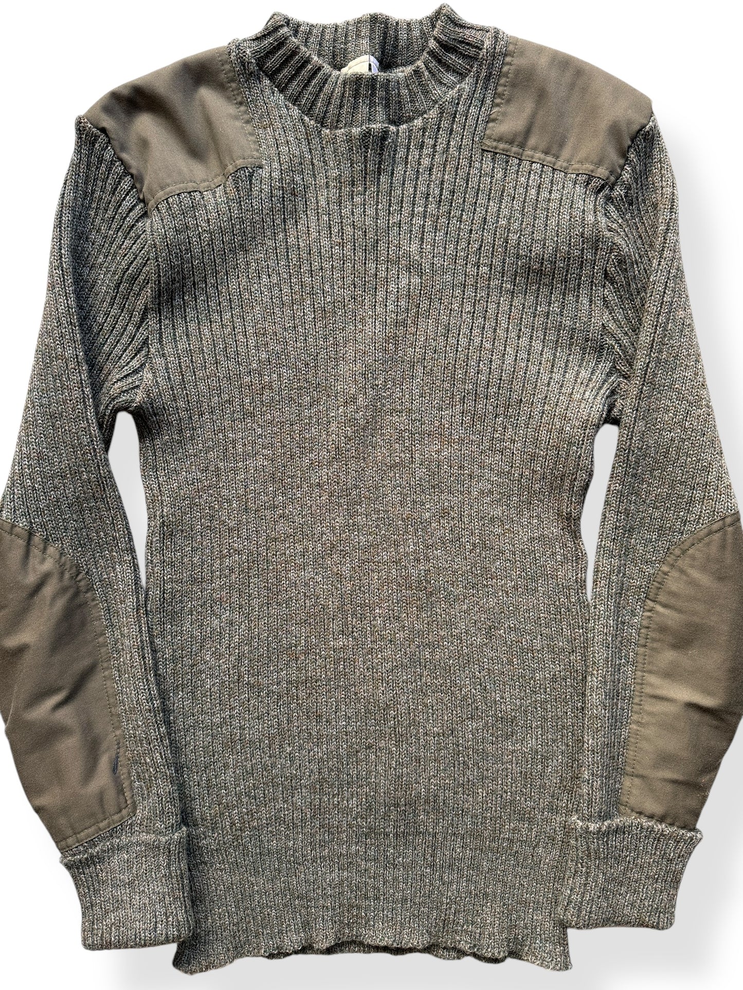 Front Close Up of Vintage LL Bean Wool Sweater SZ L