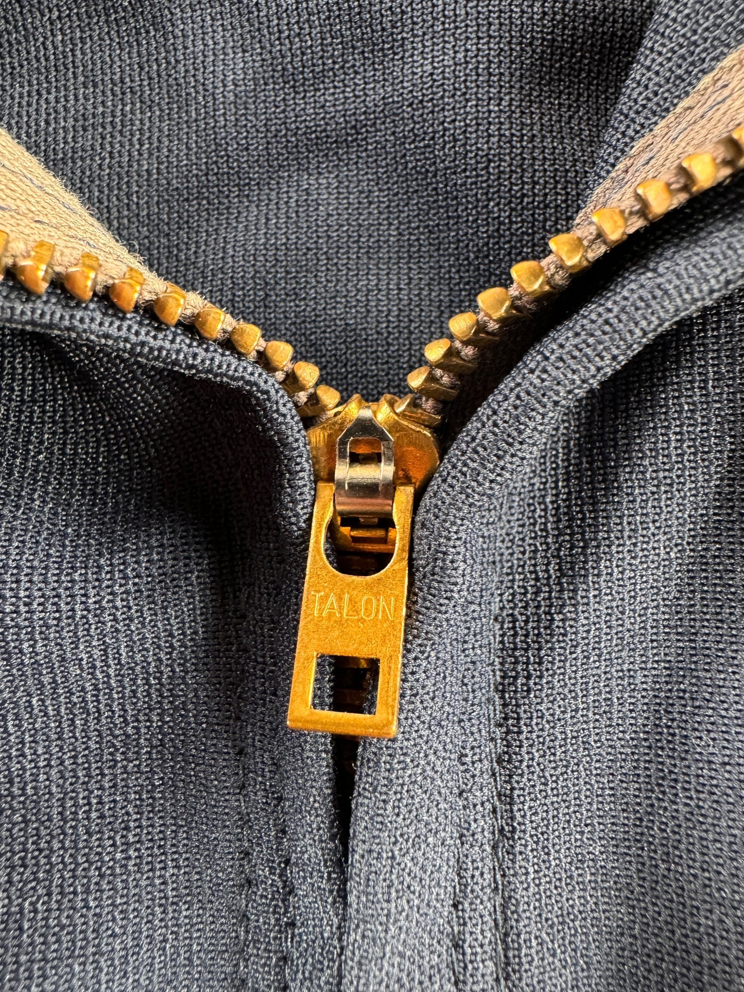 Zipper on Vintage Wrangler Gas Station Jacket SZ 38