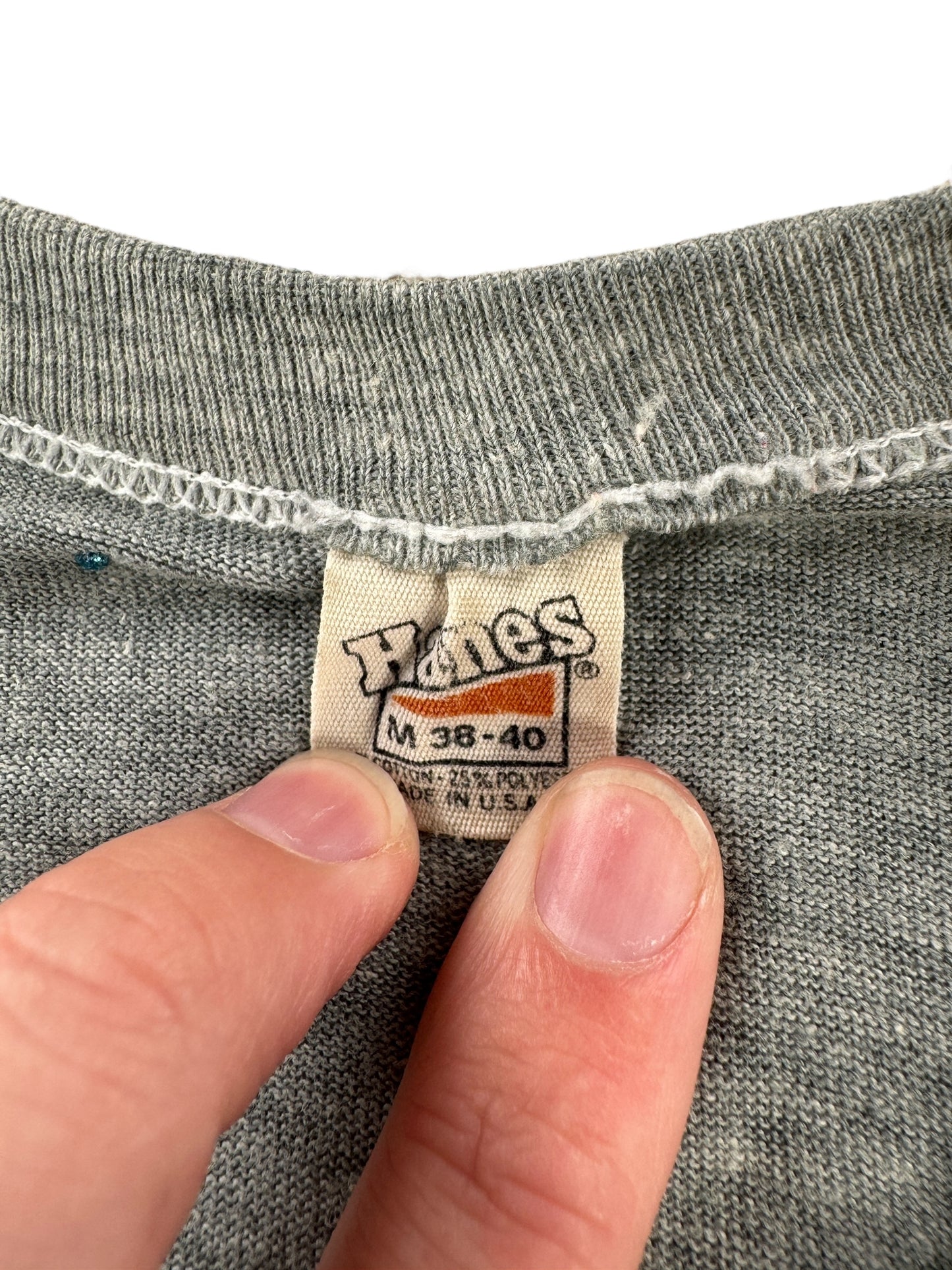 Tag on Vintage Glitter Print All Star Tee SZ M