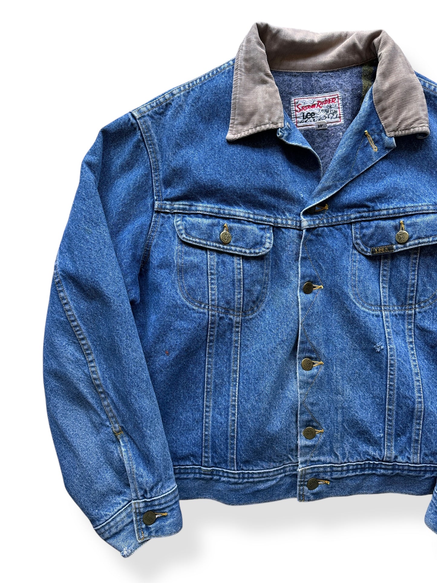 Front Right of Vintage Repro Lee Storm Rider SZ 44