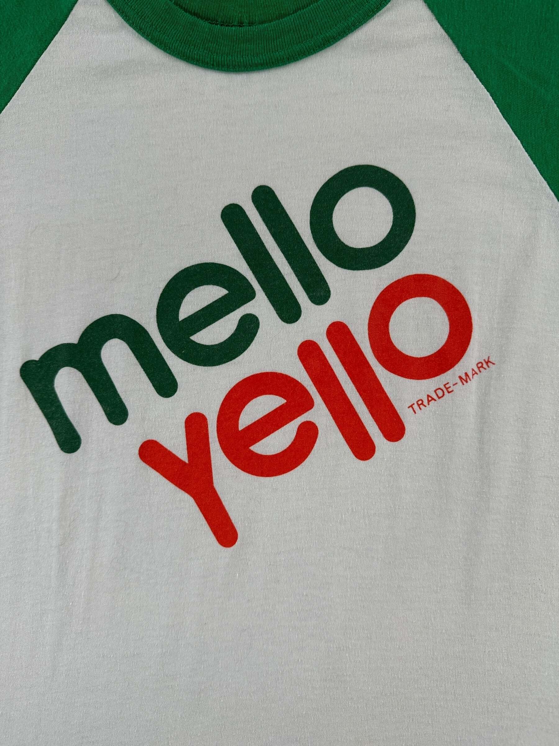 Graphic of Vintage Mello Yello Raglan Tee SZ L