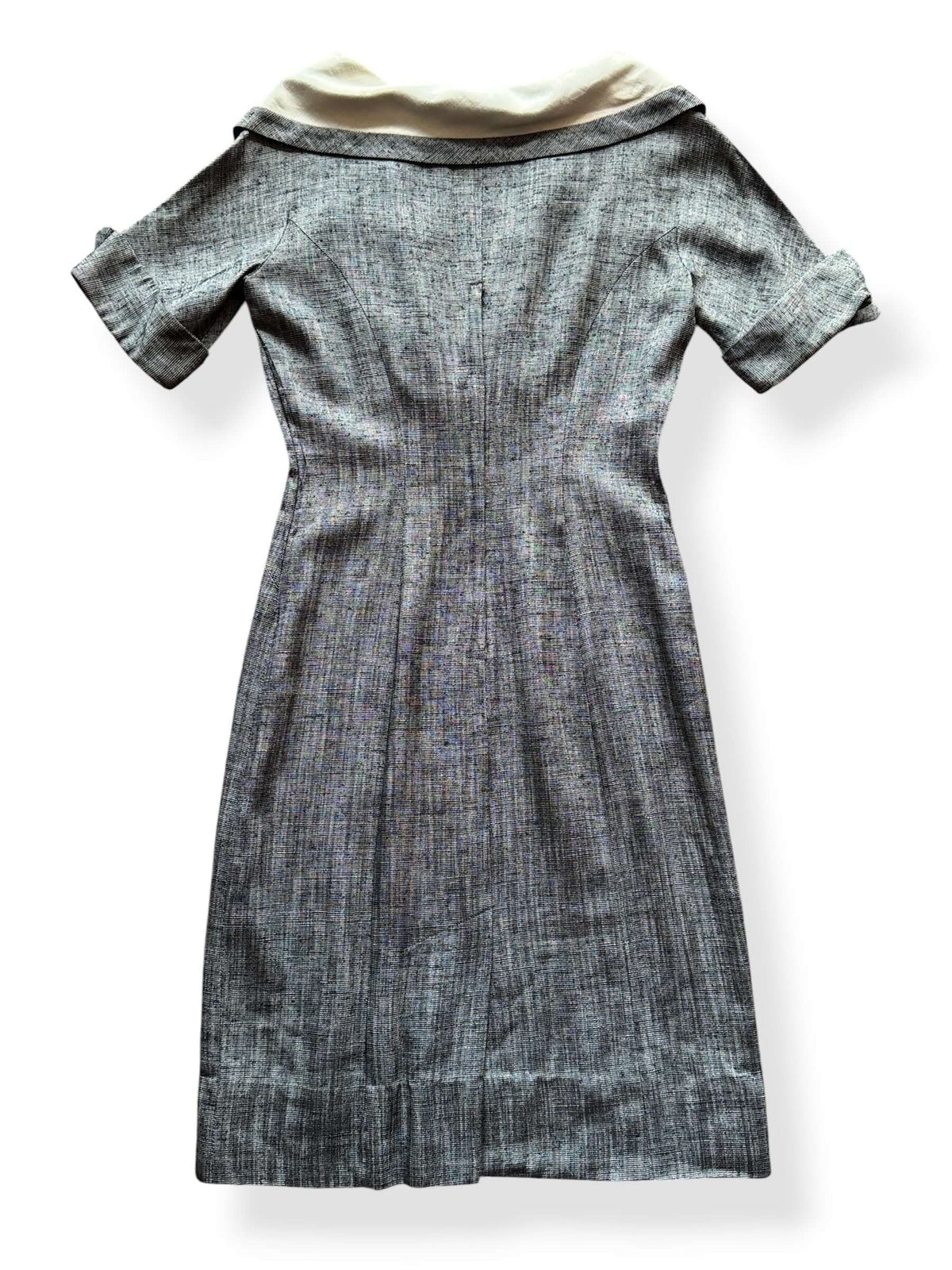 Back of Vintage Ellen Kaye Sailor Collar Dress
