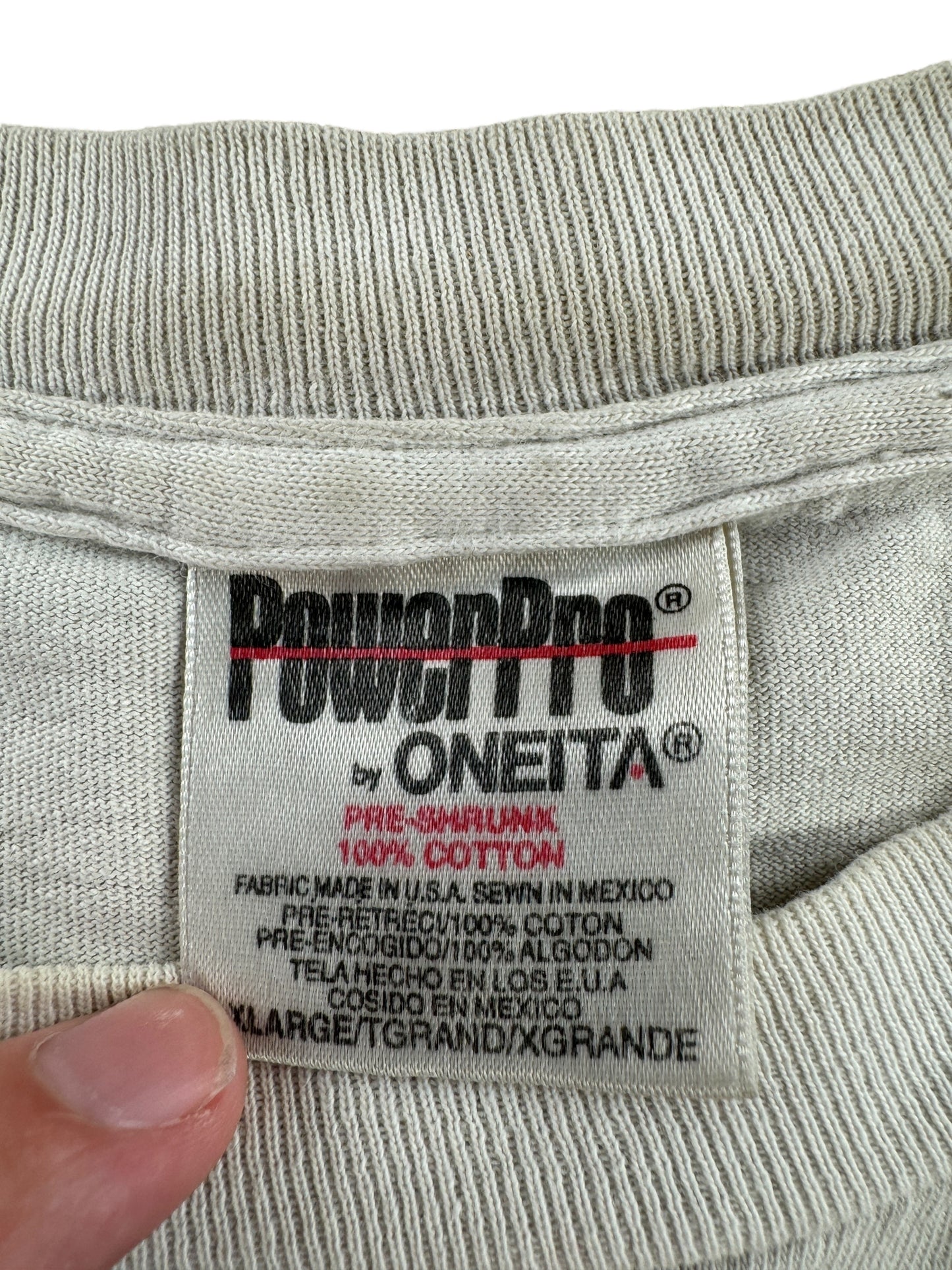 Tag on Vintage 90s Seattle Super Chronics Tee SZ XL