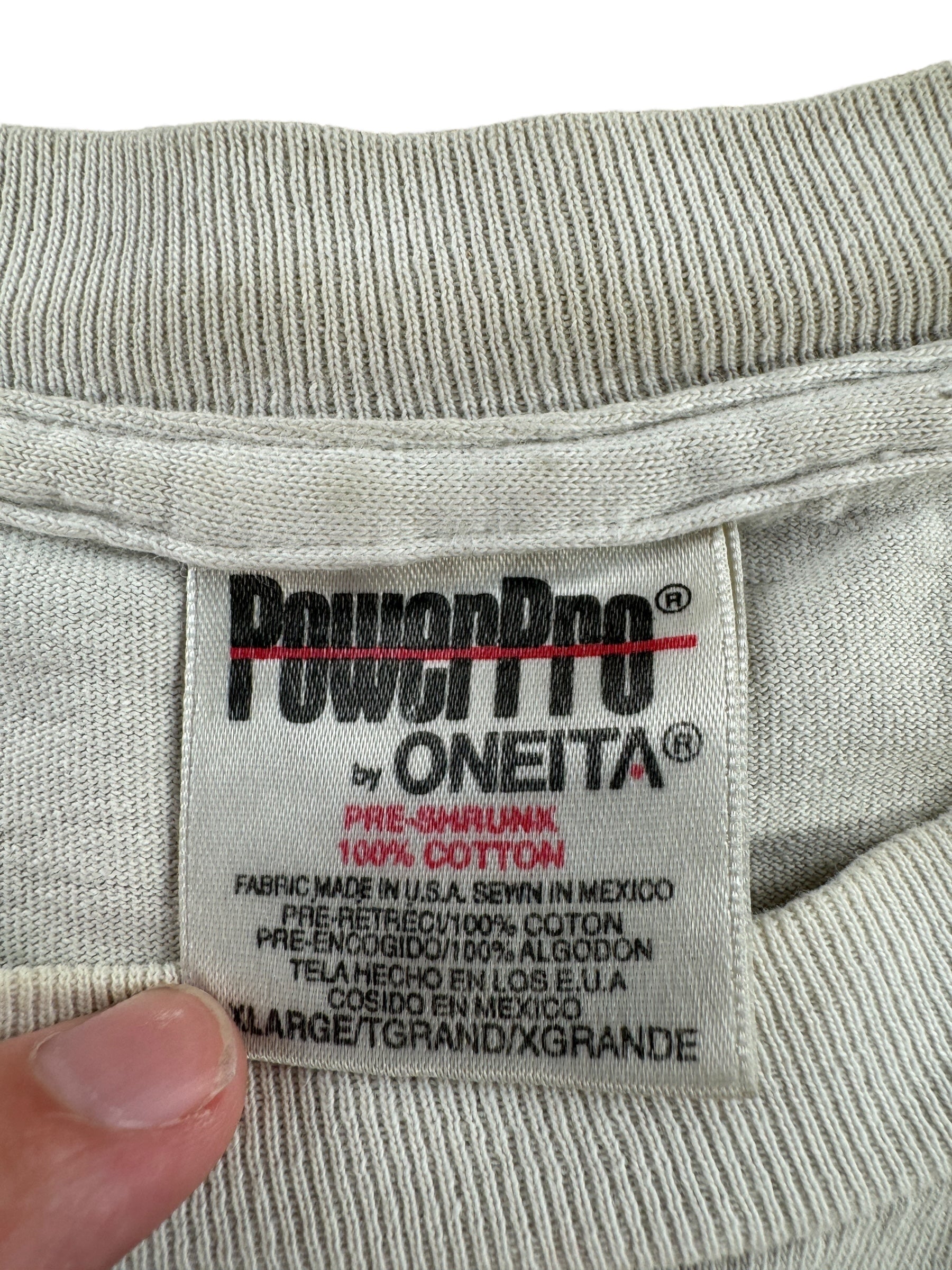 Tag on Vintage 90s Seattle Super Chronics Tee SZ XL