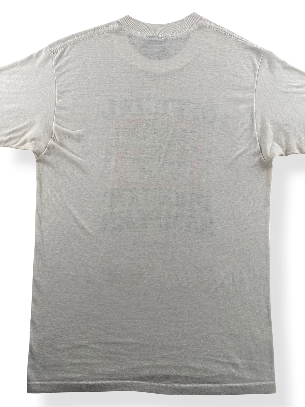 Close-up of back of Vintage 1980s Budweiser Product Sampler Tee SZ XL (Fits S)