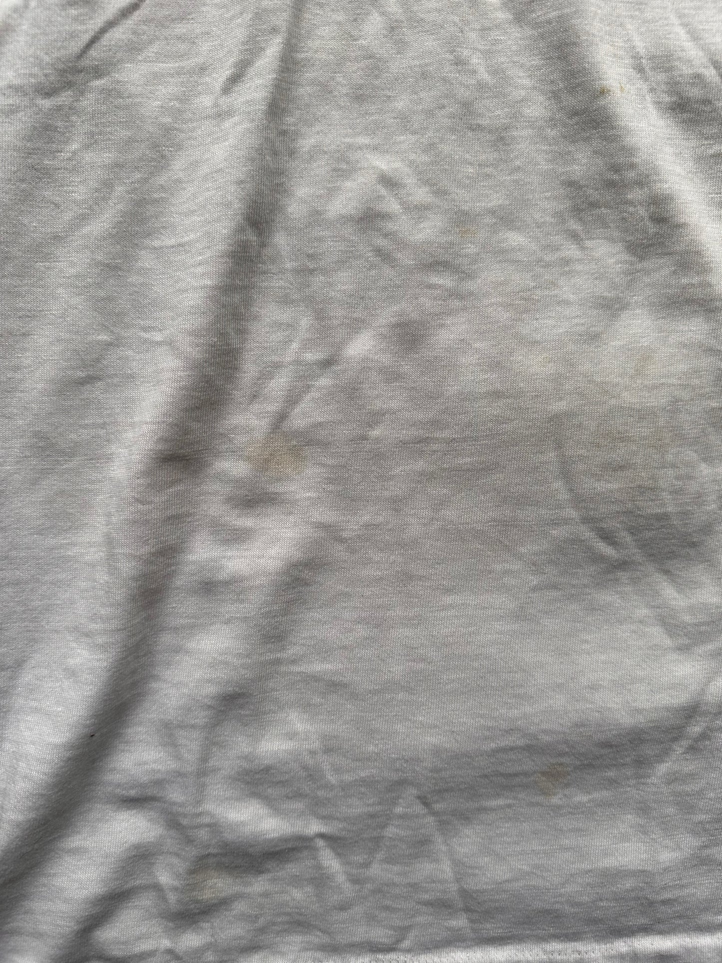 Slight Stain on Front of Vintage Champion Harvard University Ringer Tee SZ XL | Vintage Ivy League Tee Seattle | Barn Owl Vintage Seattle