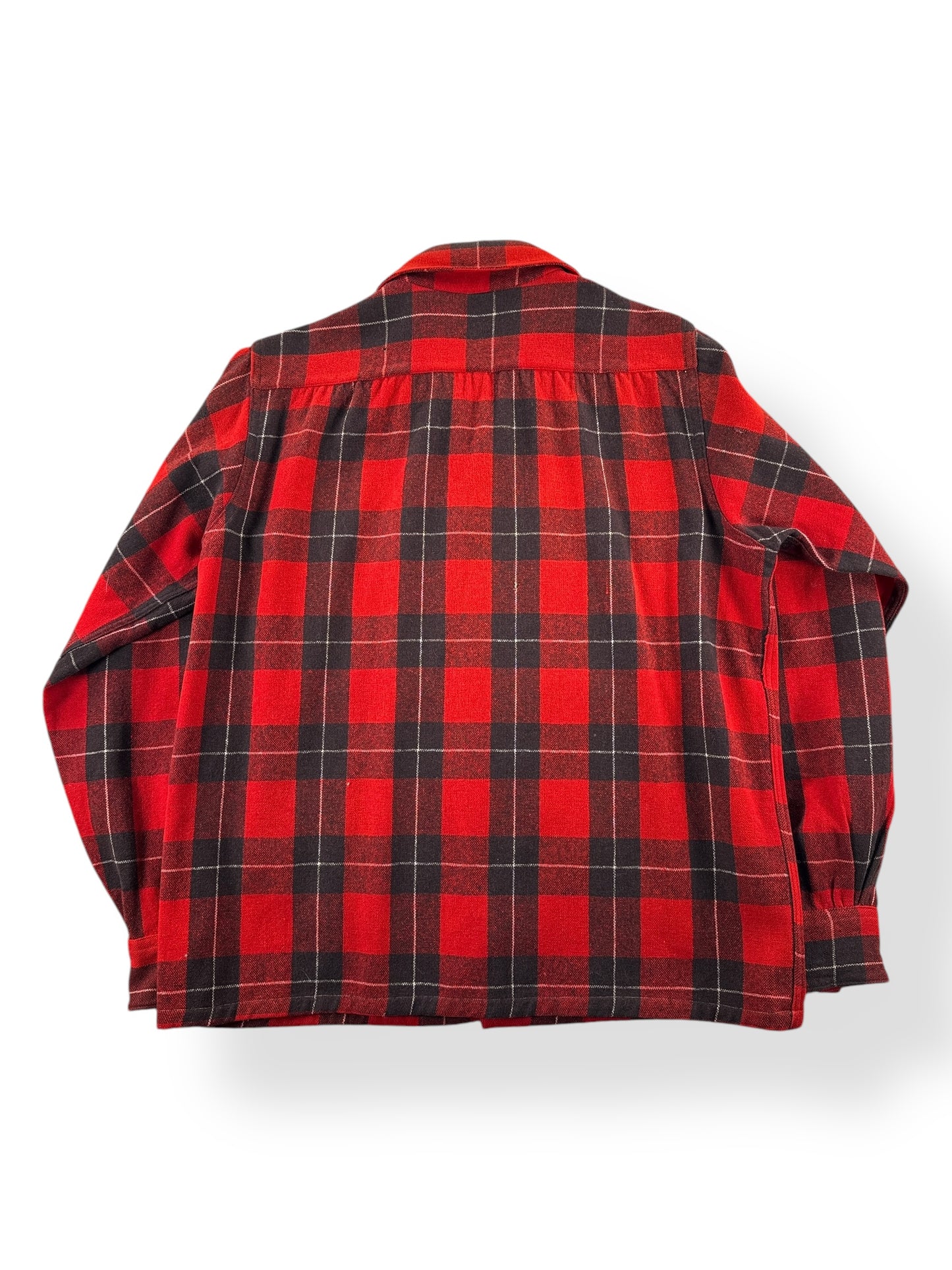 Back of Vintage 30s/40s Era Van Heusen Wool Flannel AS IS SZ L