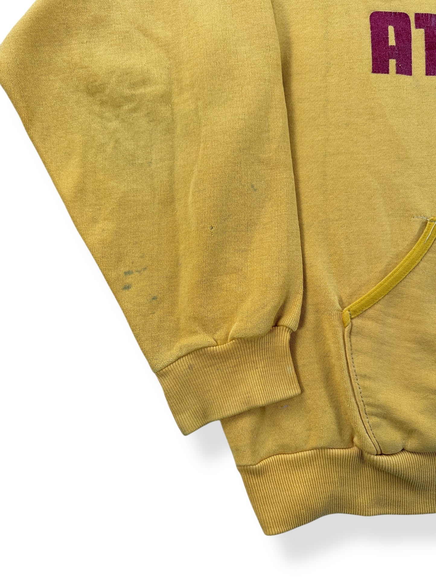 Sleeve on Vintage O'Dea Irish Athletics Russell Hoodie SZ L