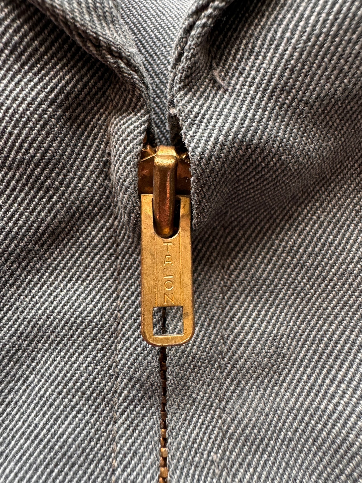 Talon Zip on Vintage Days Ranger Gabcord Gabardine Work Jacket SZ 40