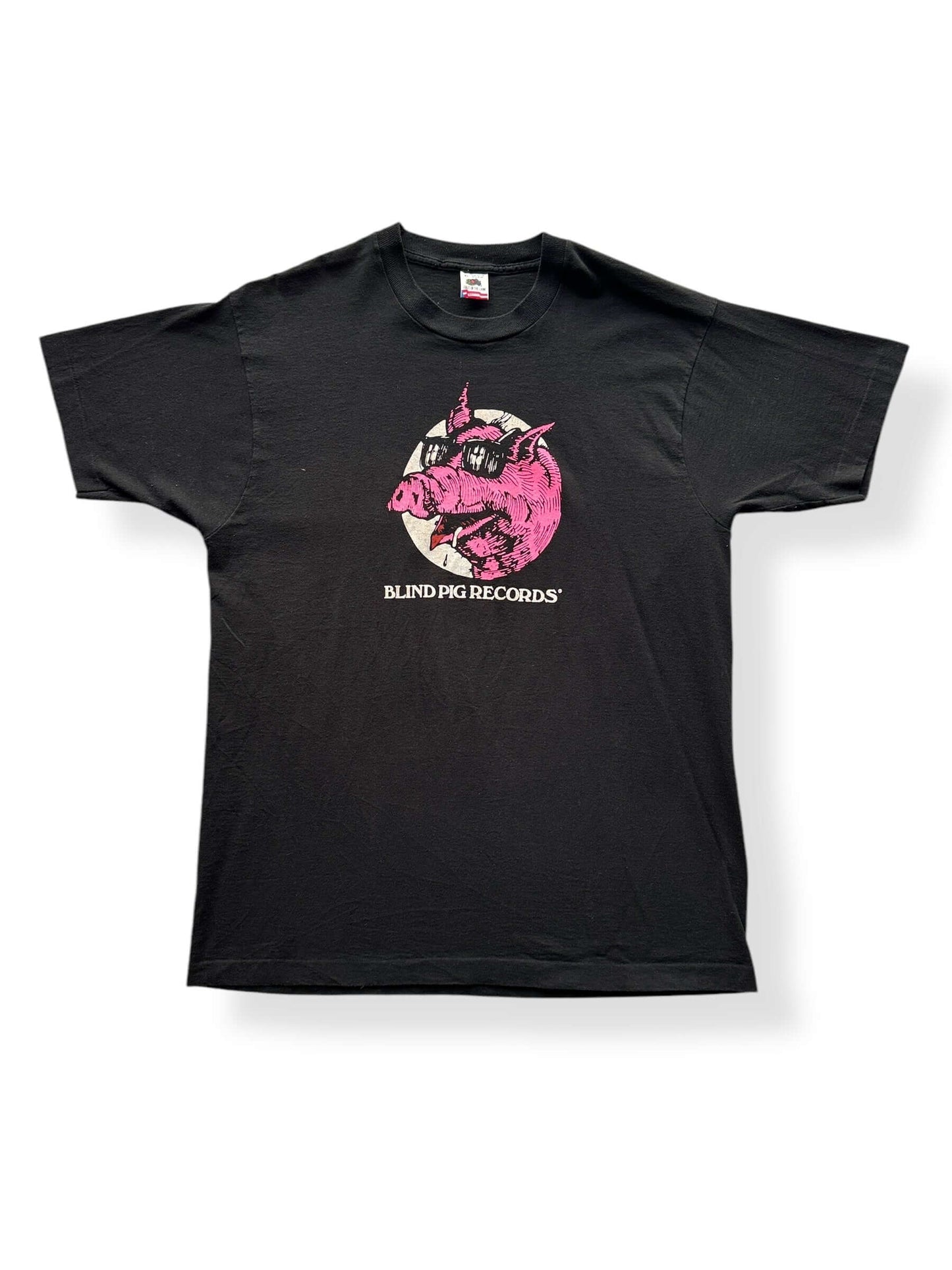 Front of Vintage Blind Pig Records Tee SZ XL