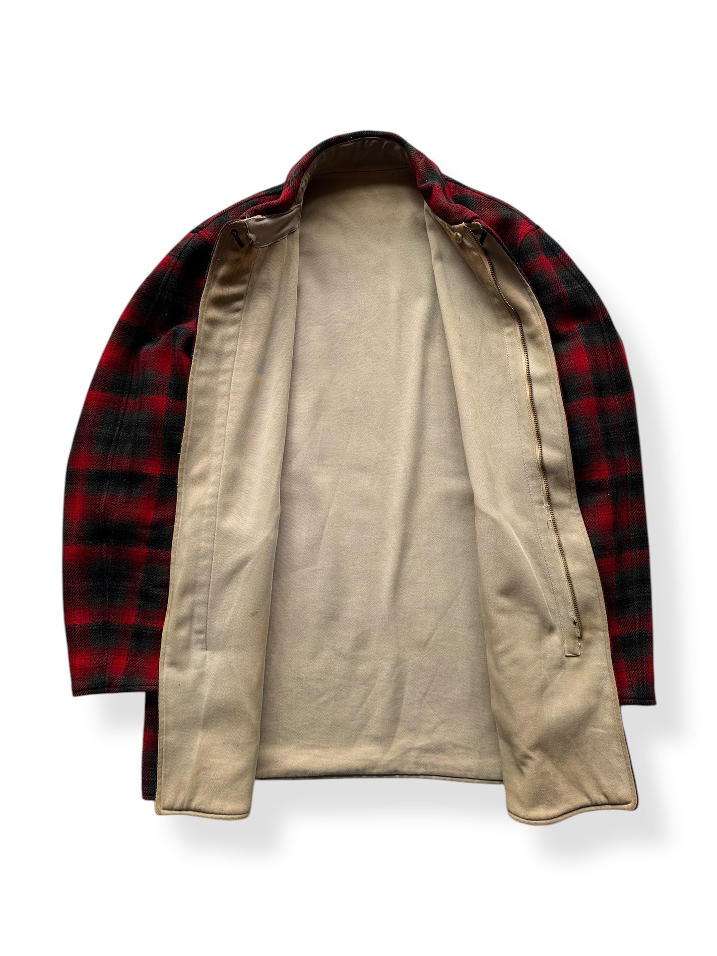 Inside of Vintage Reversible Pendleton Coat SZ XL