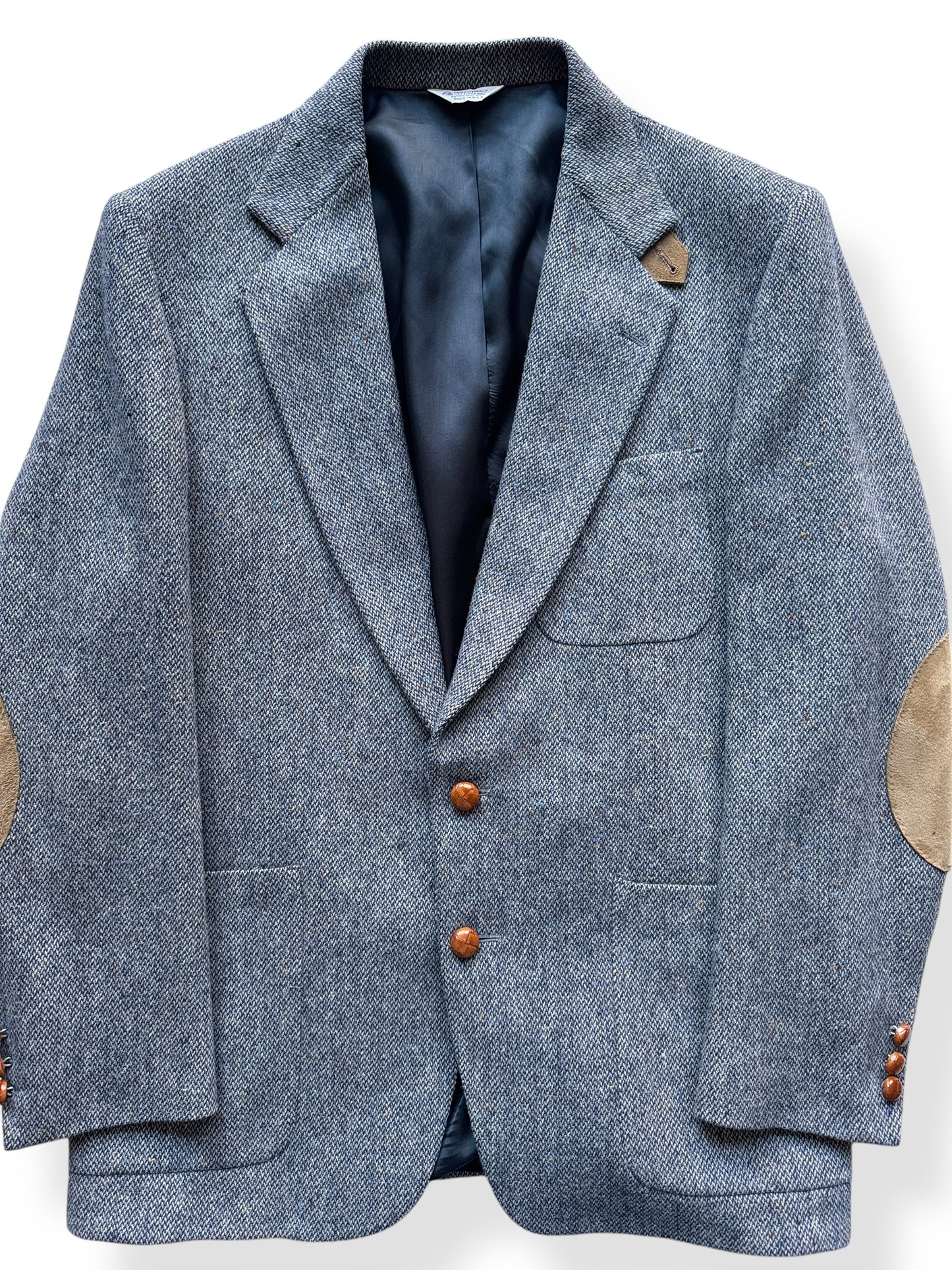 Front Close Up of Stewart County Wool Blazer SZ L