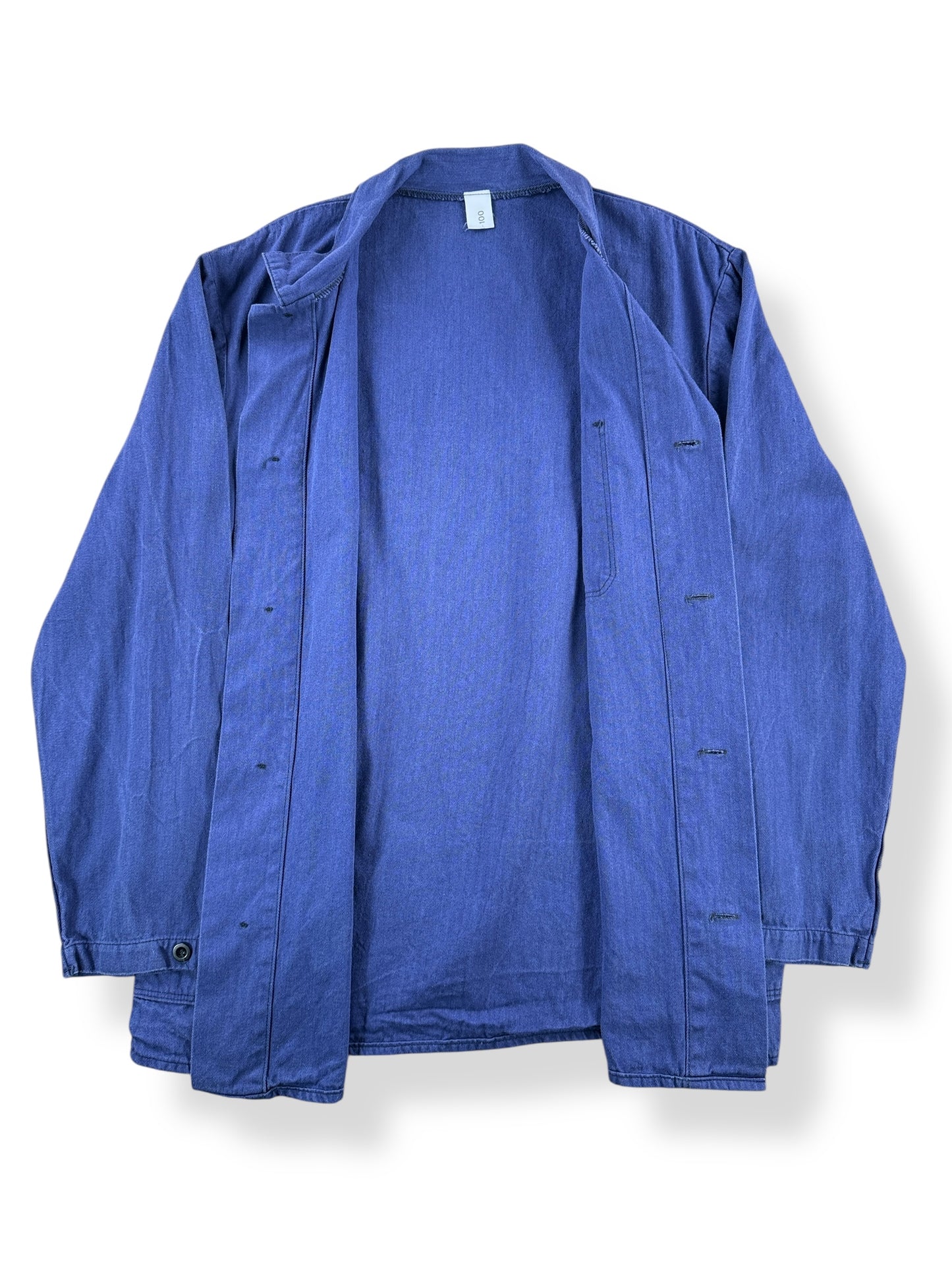 Inside of Vintage HBT Euro Work Jacket SZ L Long