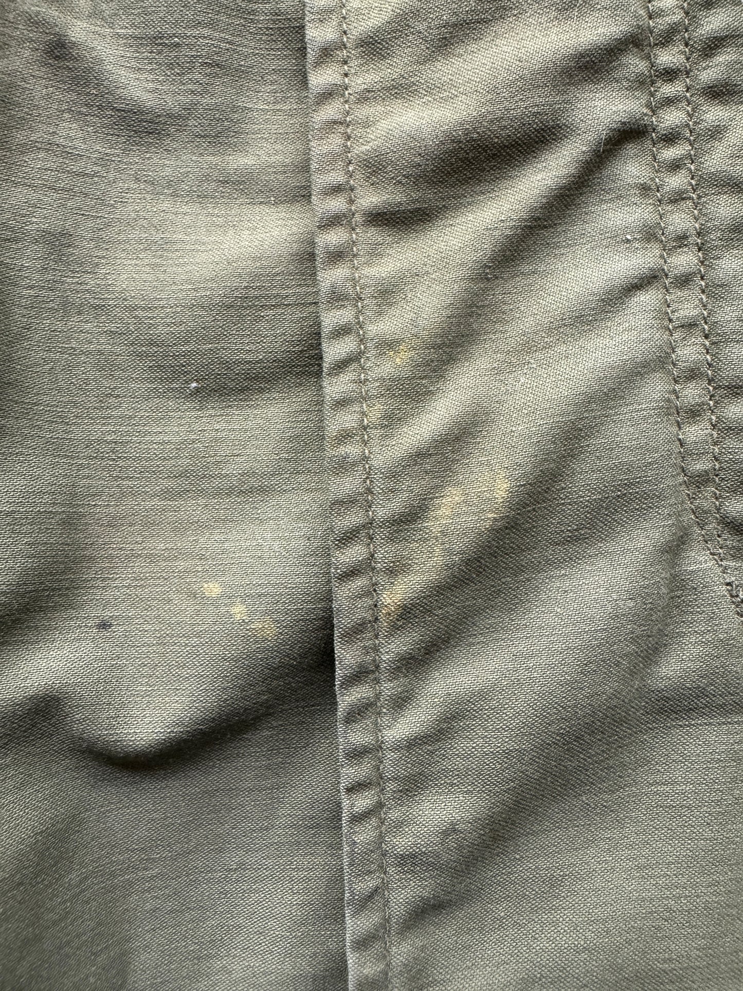 stains on Vintage Stenciled OG-107 Field Jacket SZ M