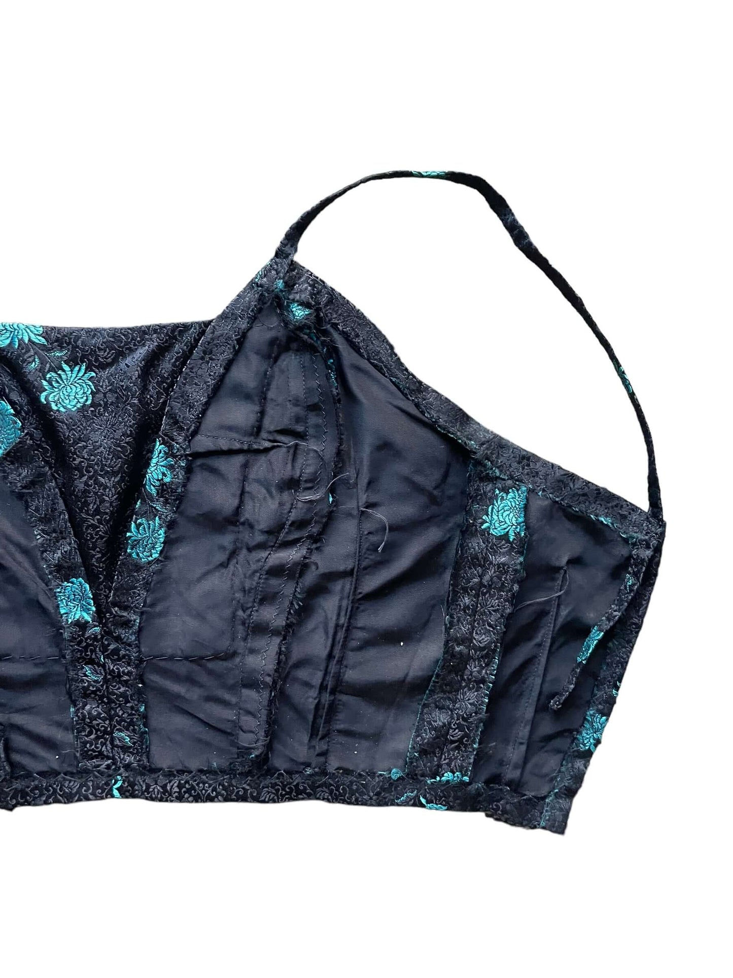 Back right of 1950s Brocade Bustiere
