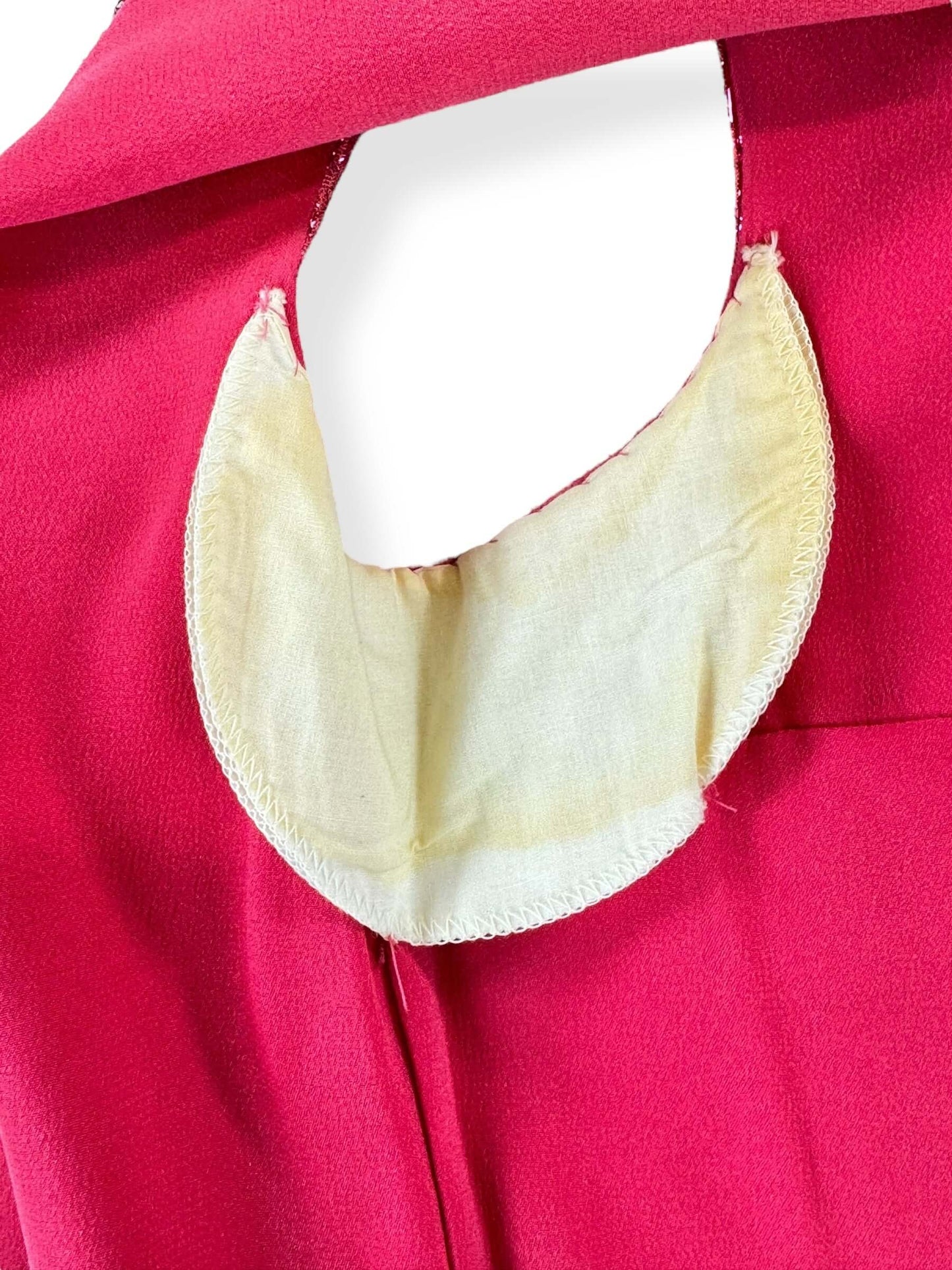 Underarm pads 1960s Pink Lamé Top L