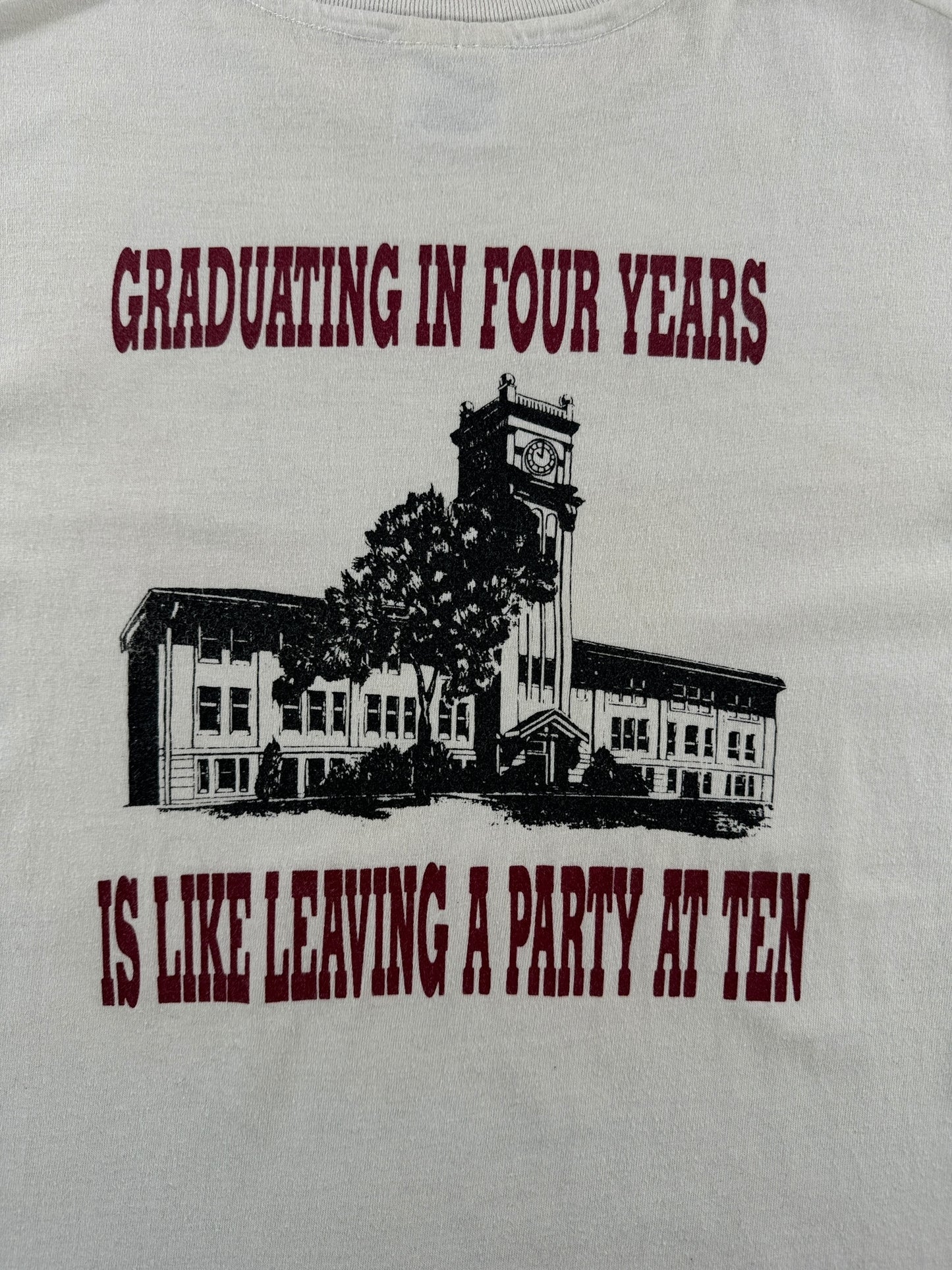 Back Graphic of Vintage Absolut WSU Tee SZ L