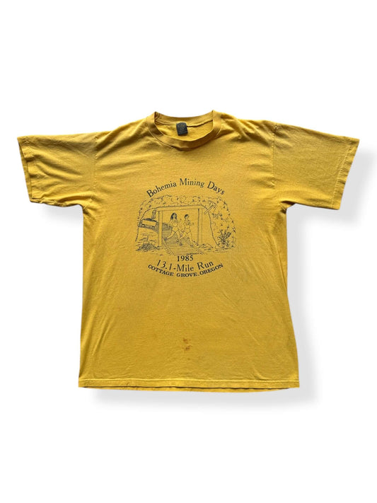 Front of Vintage Bohemia Mining Days Running Tee SZ L