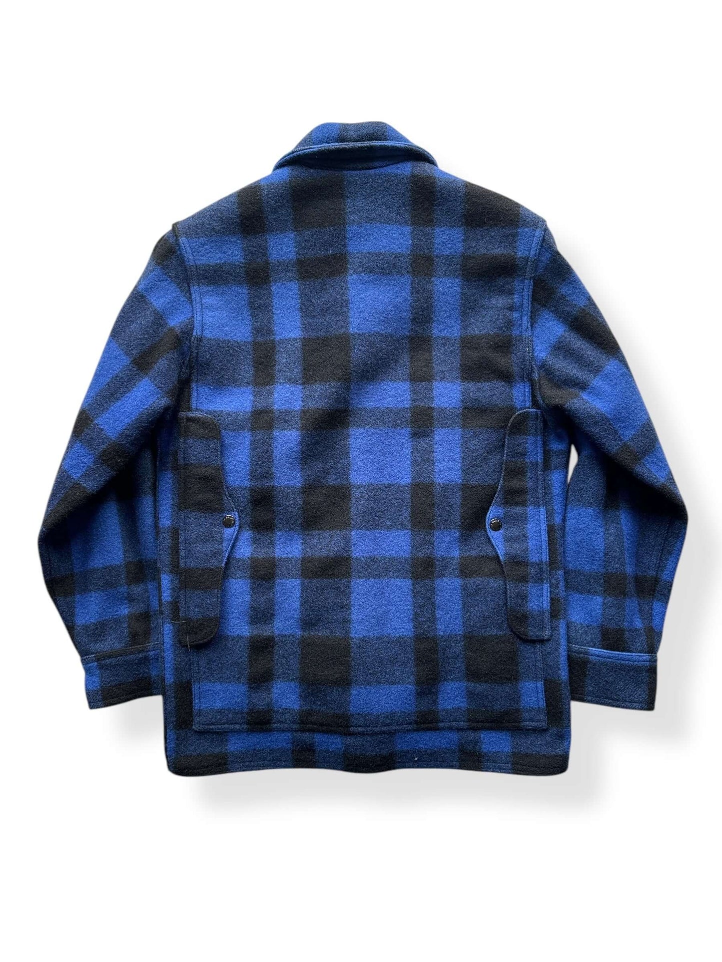 Back of Vintage 80s Era Filson Cobalt Black Cruiser SZ 38