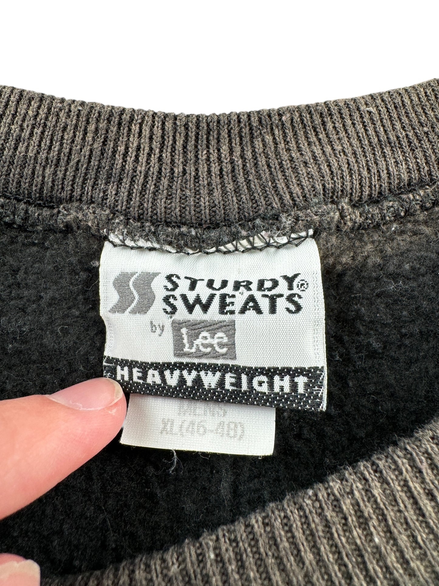 Tag on Vintage Faded Wolf Crewneck SZ L