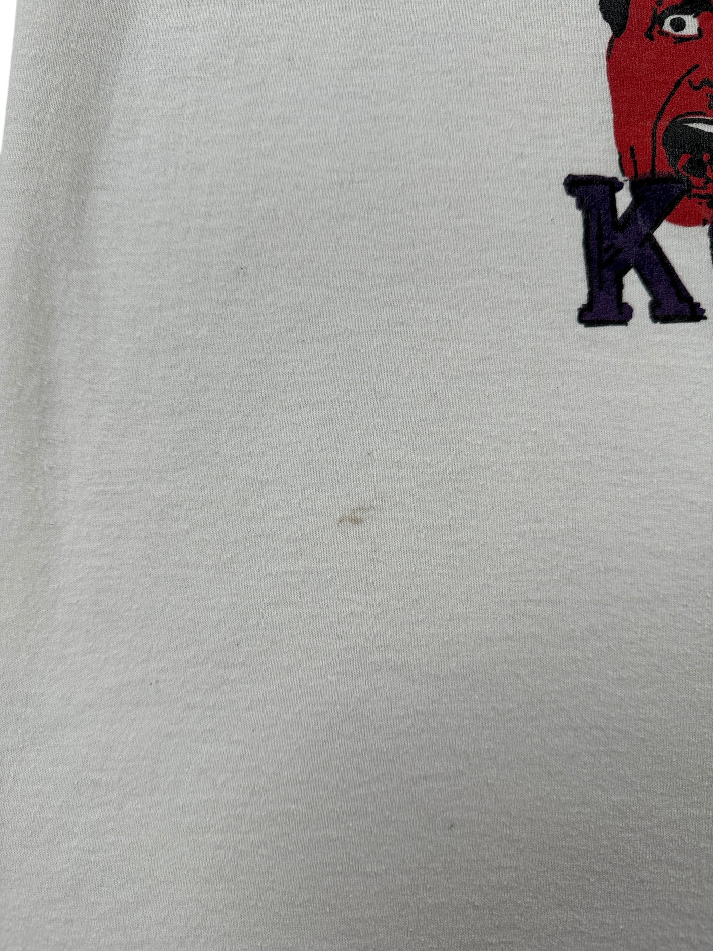 Stain on Vintage KGRG Green River College Station Tee SZ M