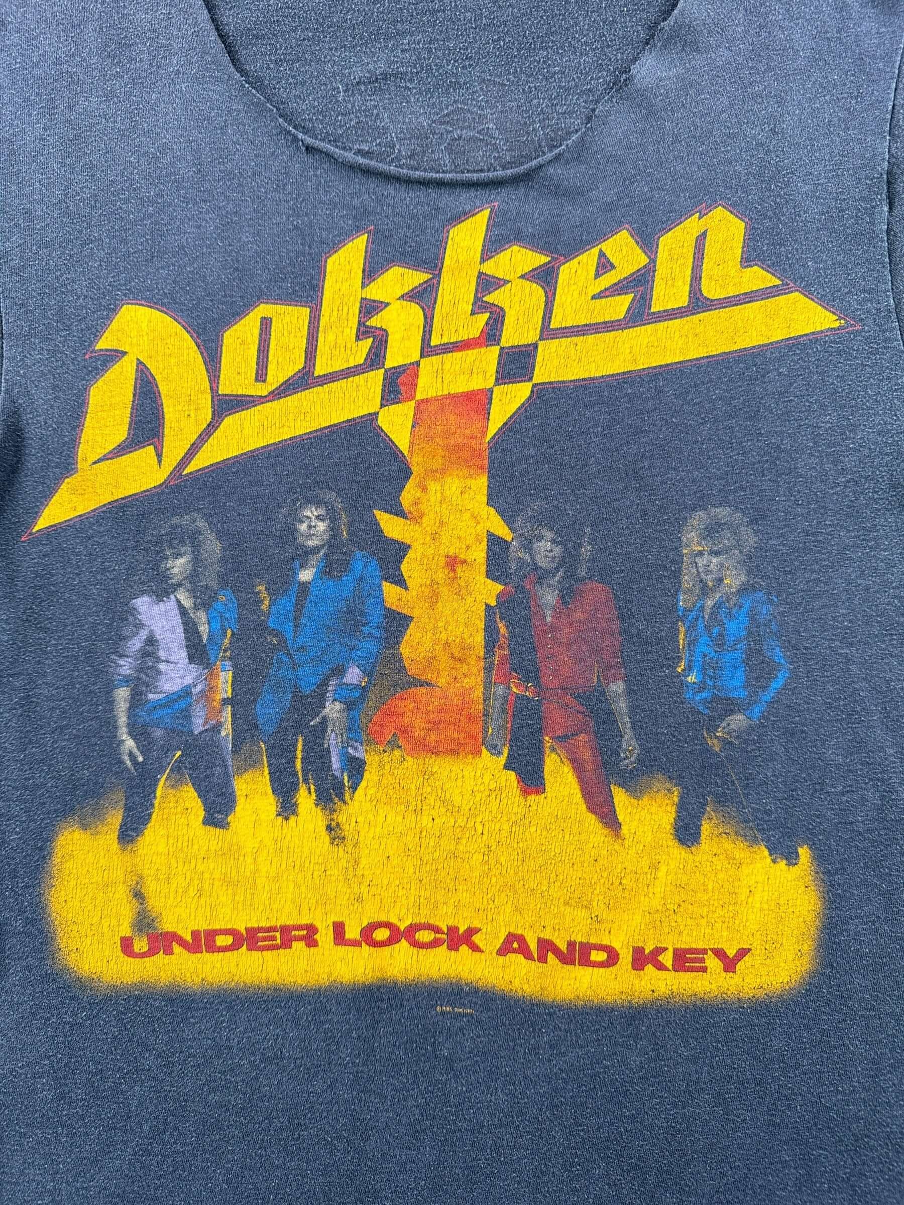 Graphic of Vintage Dokken Chopper Tee SZ S