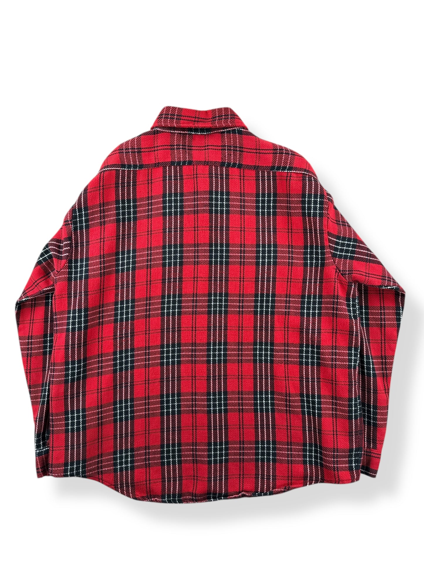Back of Vintage Cotton Flannel SZ XL