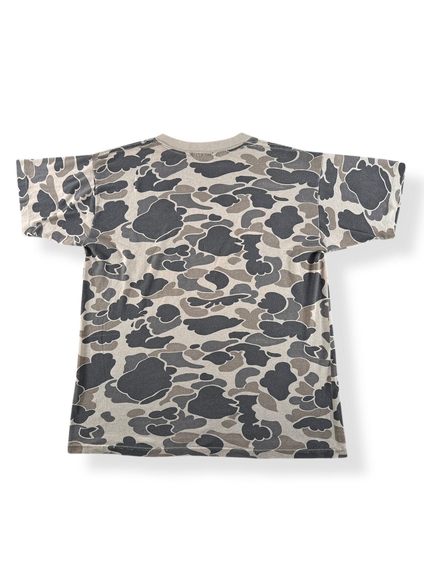 Back of Vintage Camo Pocket Tee SZ L