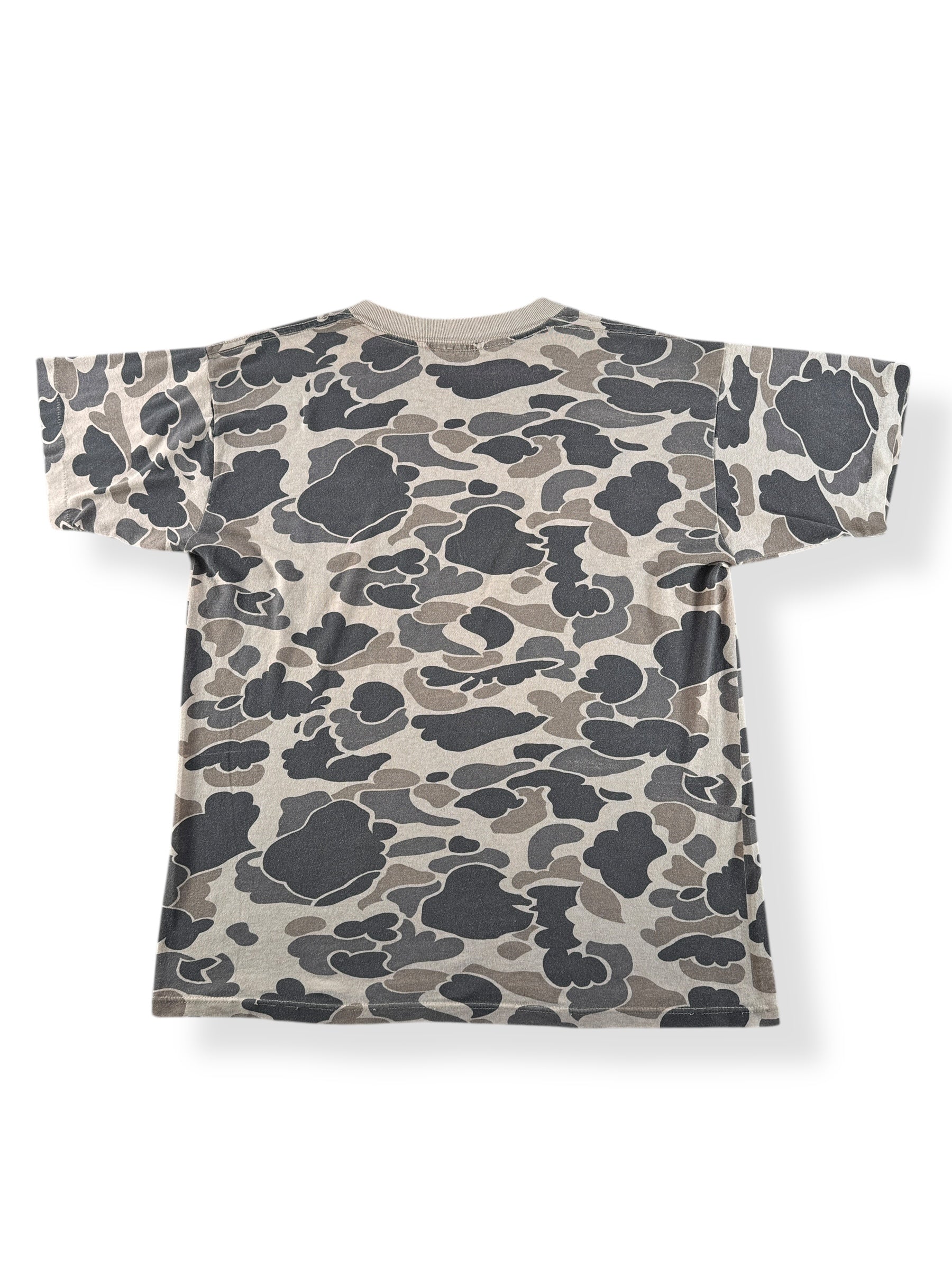Back of Vintage Camo Pocket Tee SZ L